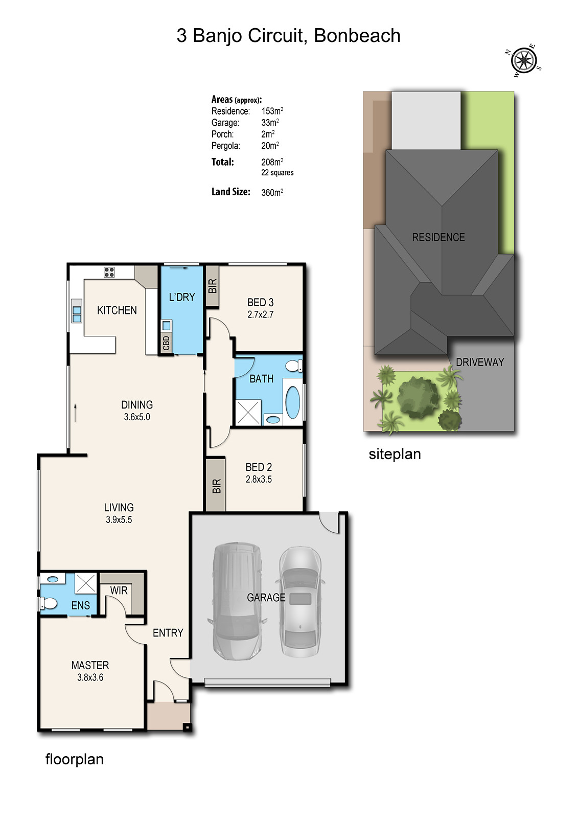 3 Banjo Circuit, Bonbeach VIC 3196 - Floorplan