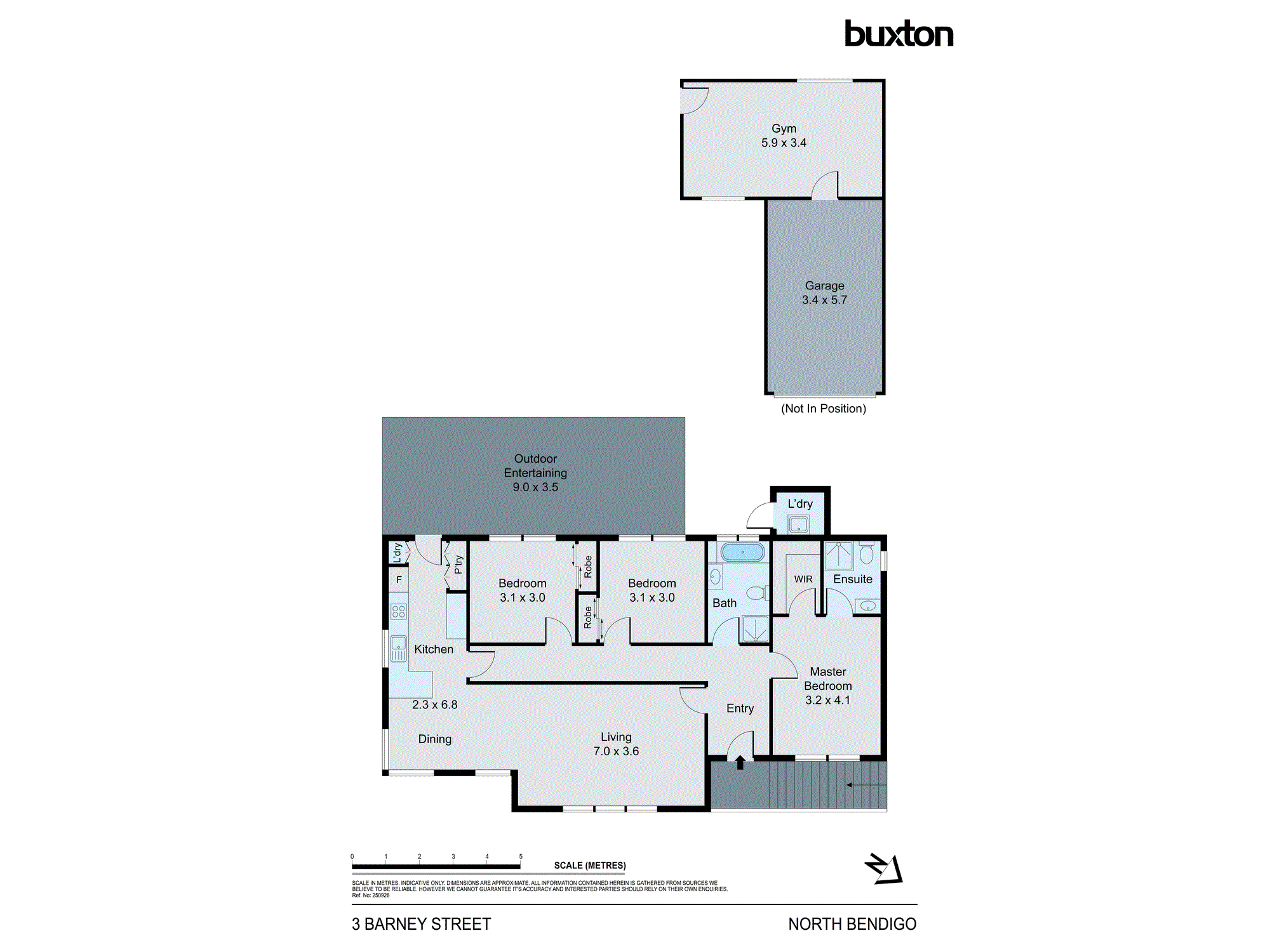 3 Barney Street, North Bendigo VIC 3550 - Floorplan