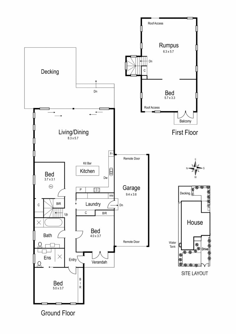 3 Barrett Court, YARRAVILLE VIC 3013 - Floorplan