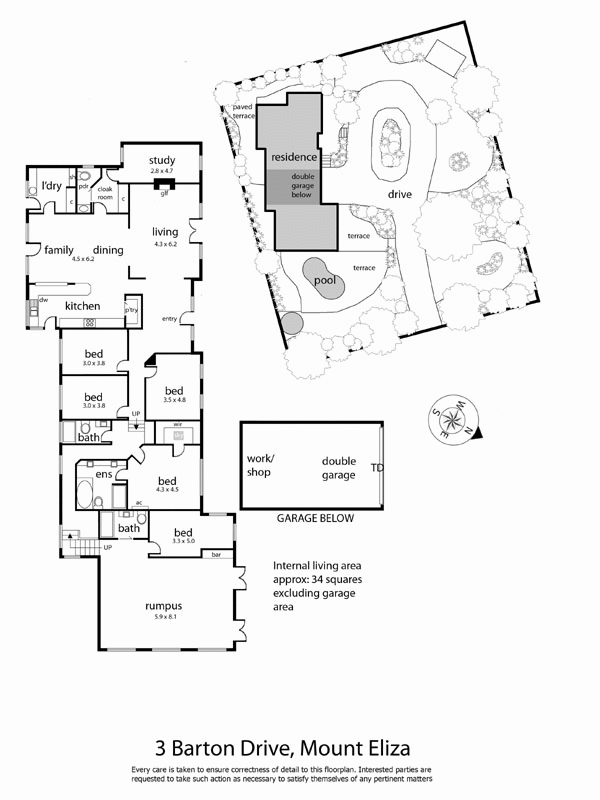 3 Barton Drive, MOUNT ELIZA VIC 3930 - Floorplan