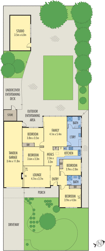 3 Bevan Avenue, Clayton South VIC 3169 - Floorplan