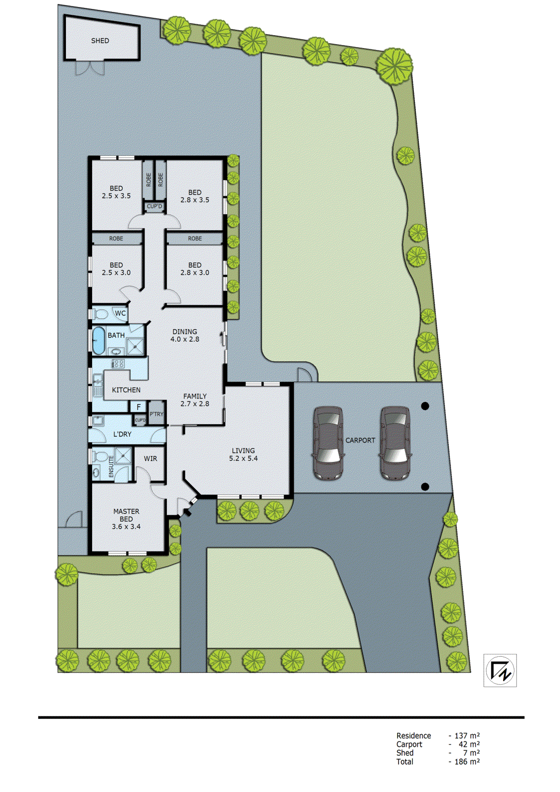 3 Bianca Drive, Aspendale Gardens VIC 3195 - Floorplan