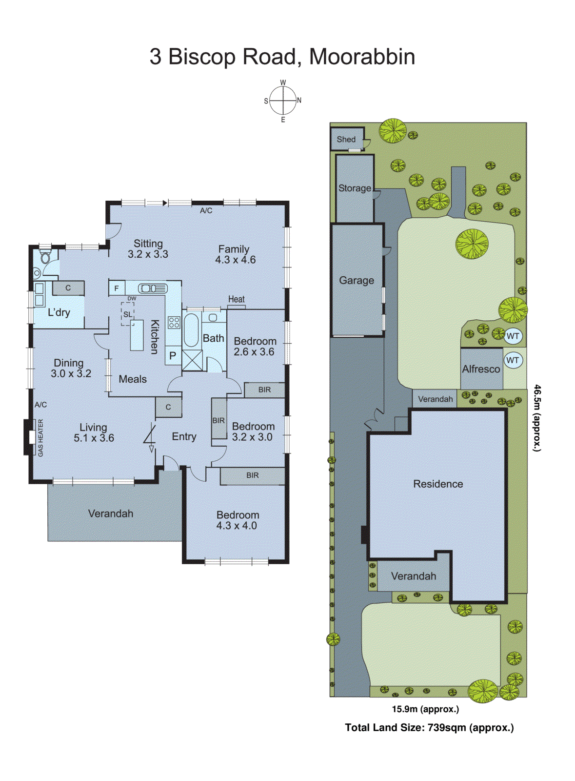 3 Biscop Road, Moorabbin VIC 3189 - Floorplan
