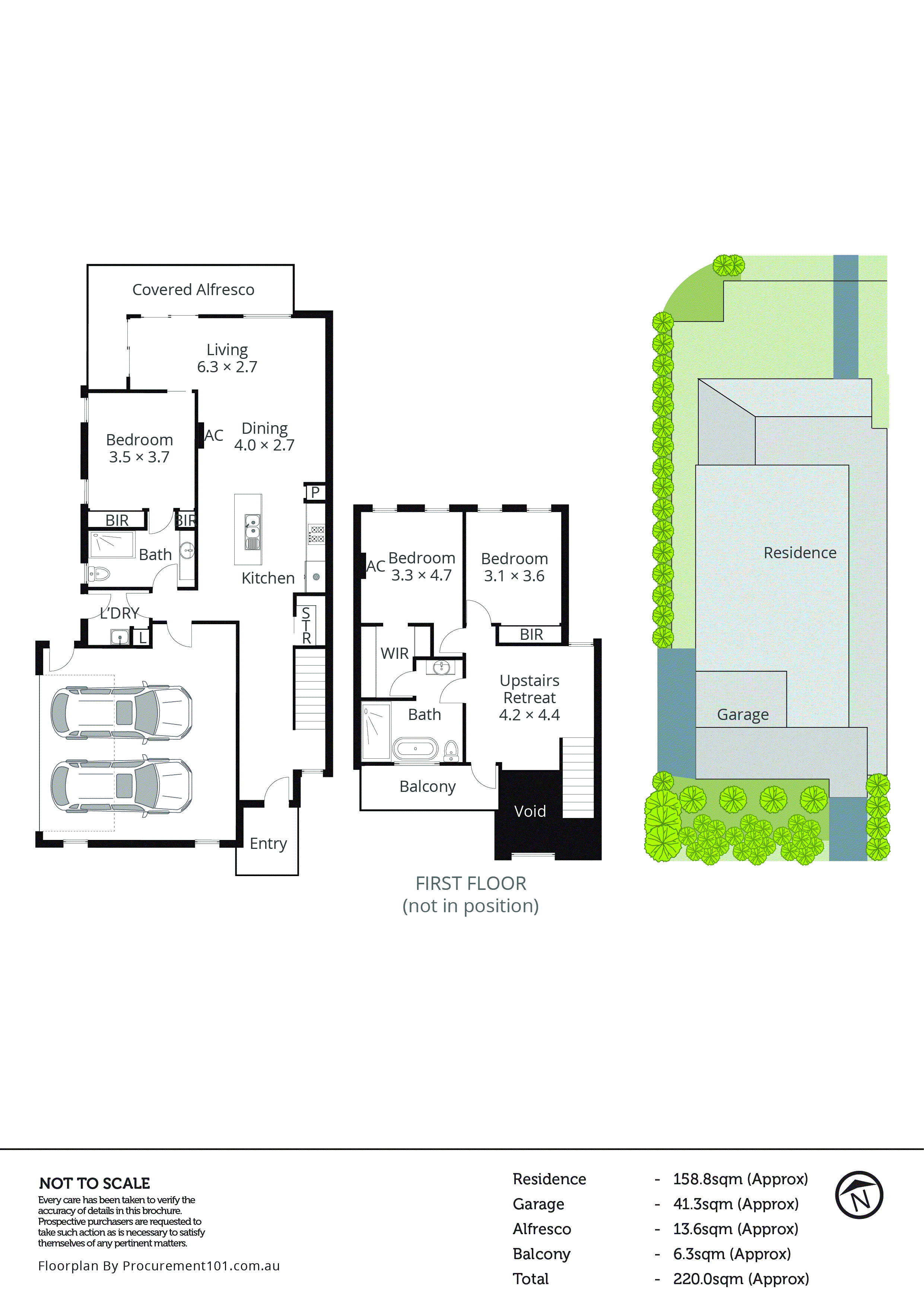 3 Blanchard Avenue, Keysborough VIC 3173 - Floorplan