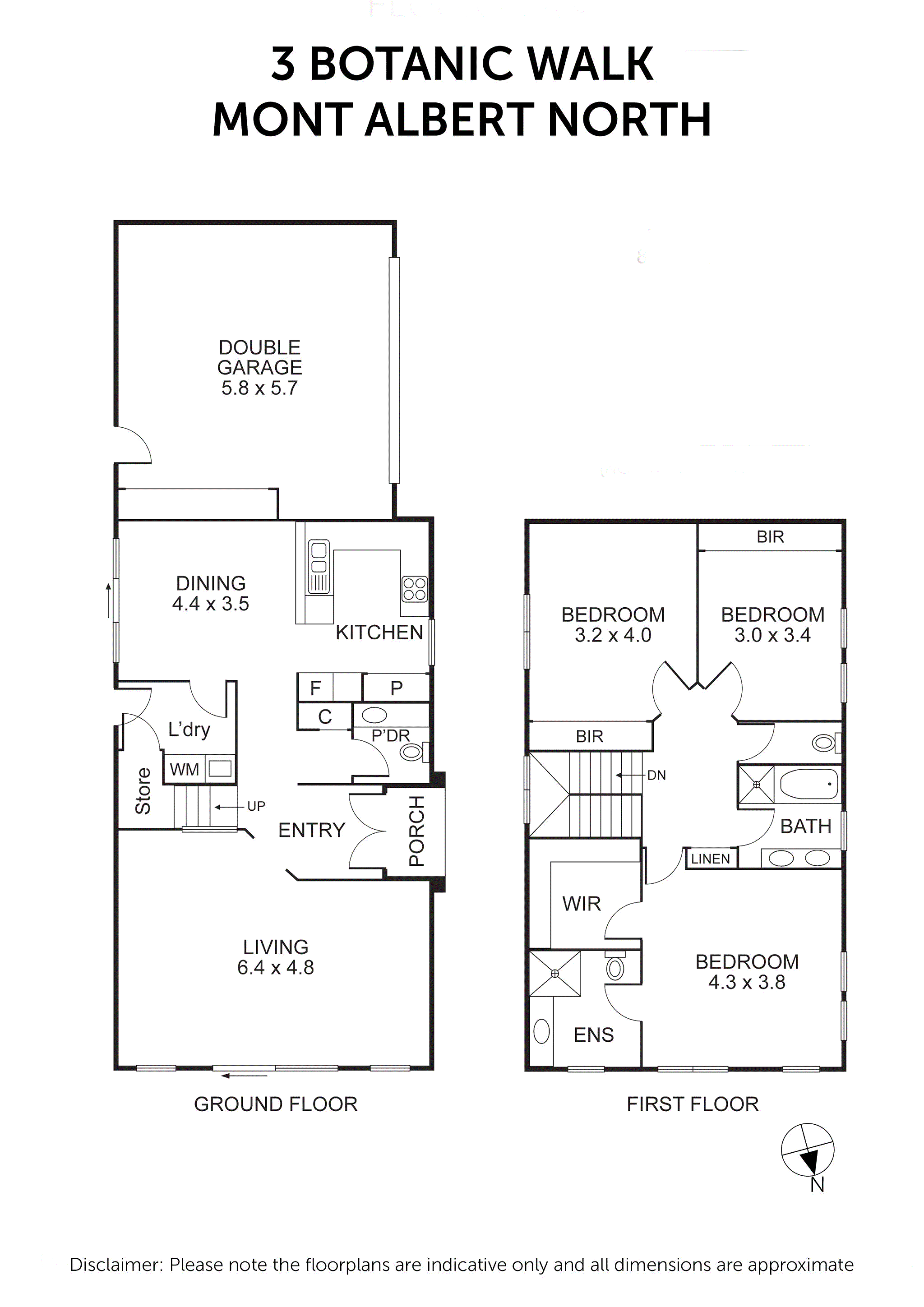 3 Botanic Walk, Mont Albert North VIC 3129 - Floorplan