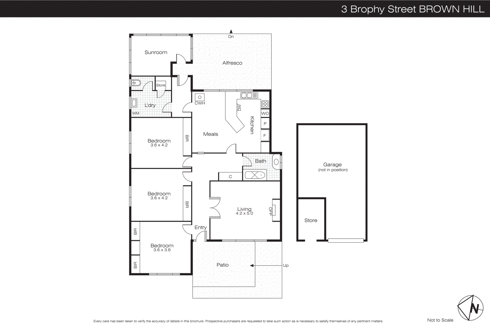 3 Brophy Street, Brown Hill VIC 3350 - Floorplan