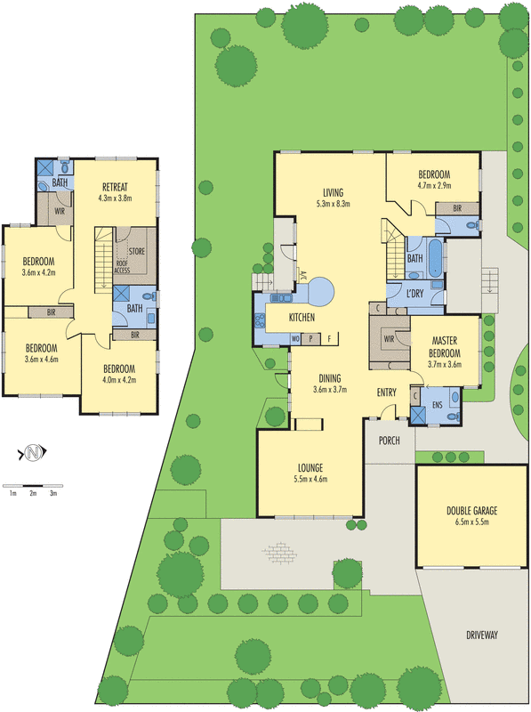 3 Bruford Avenue, Wheelers Hill VIC 3150 - Floorplan