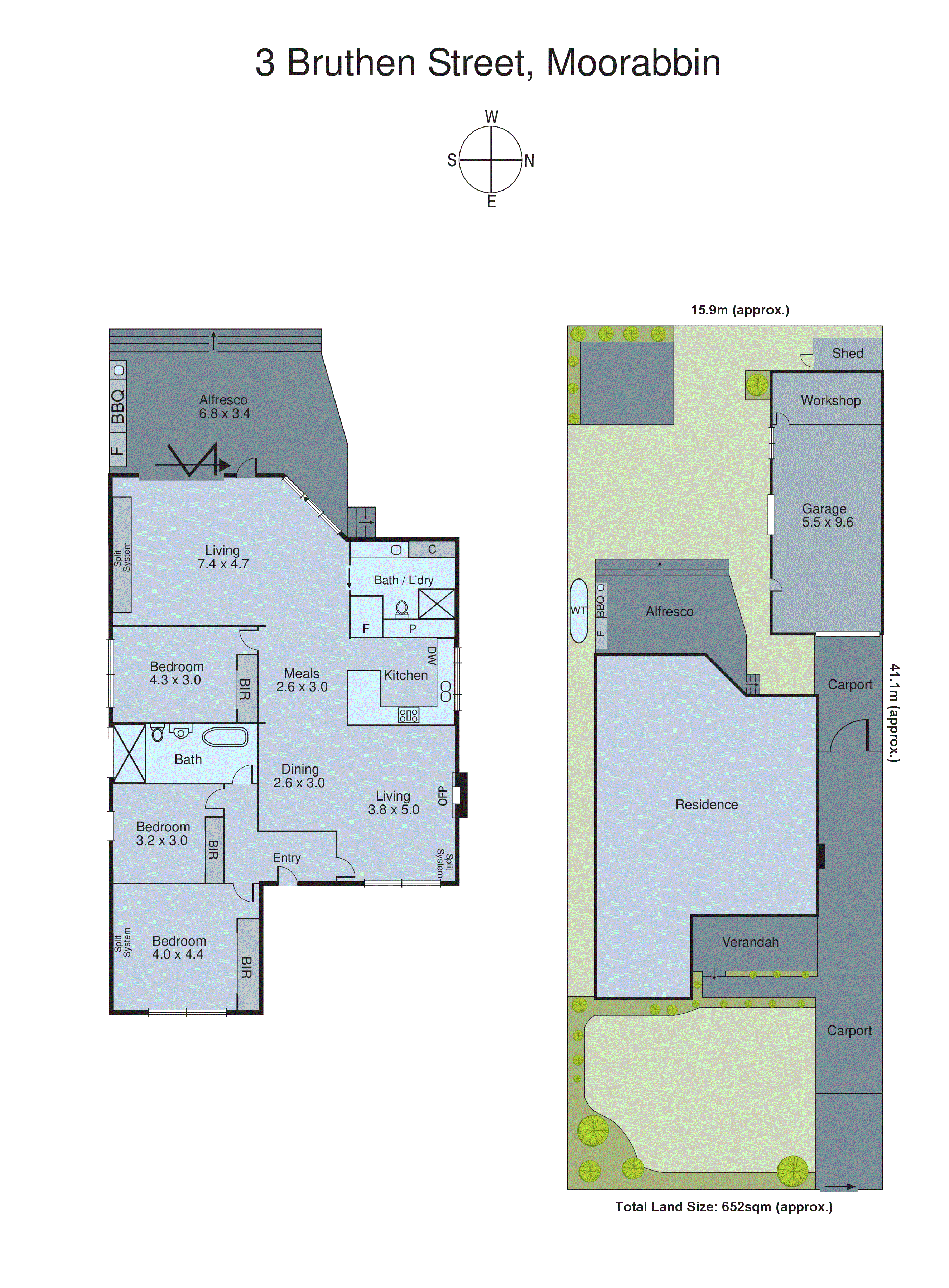 3 Bruthen Street, Moorabbin VIC 3189 - Floorplan