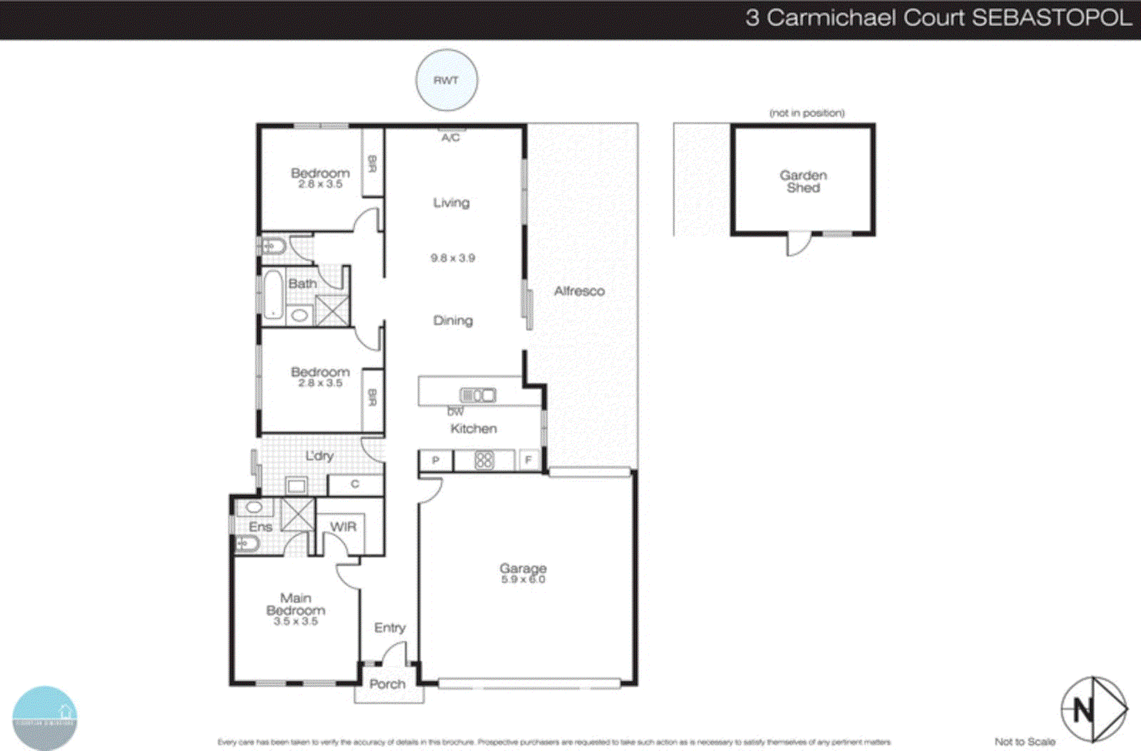3 Carmichael Court, Sebastopol VIC 3356 - Floorplan