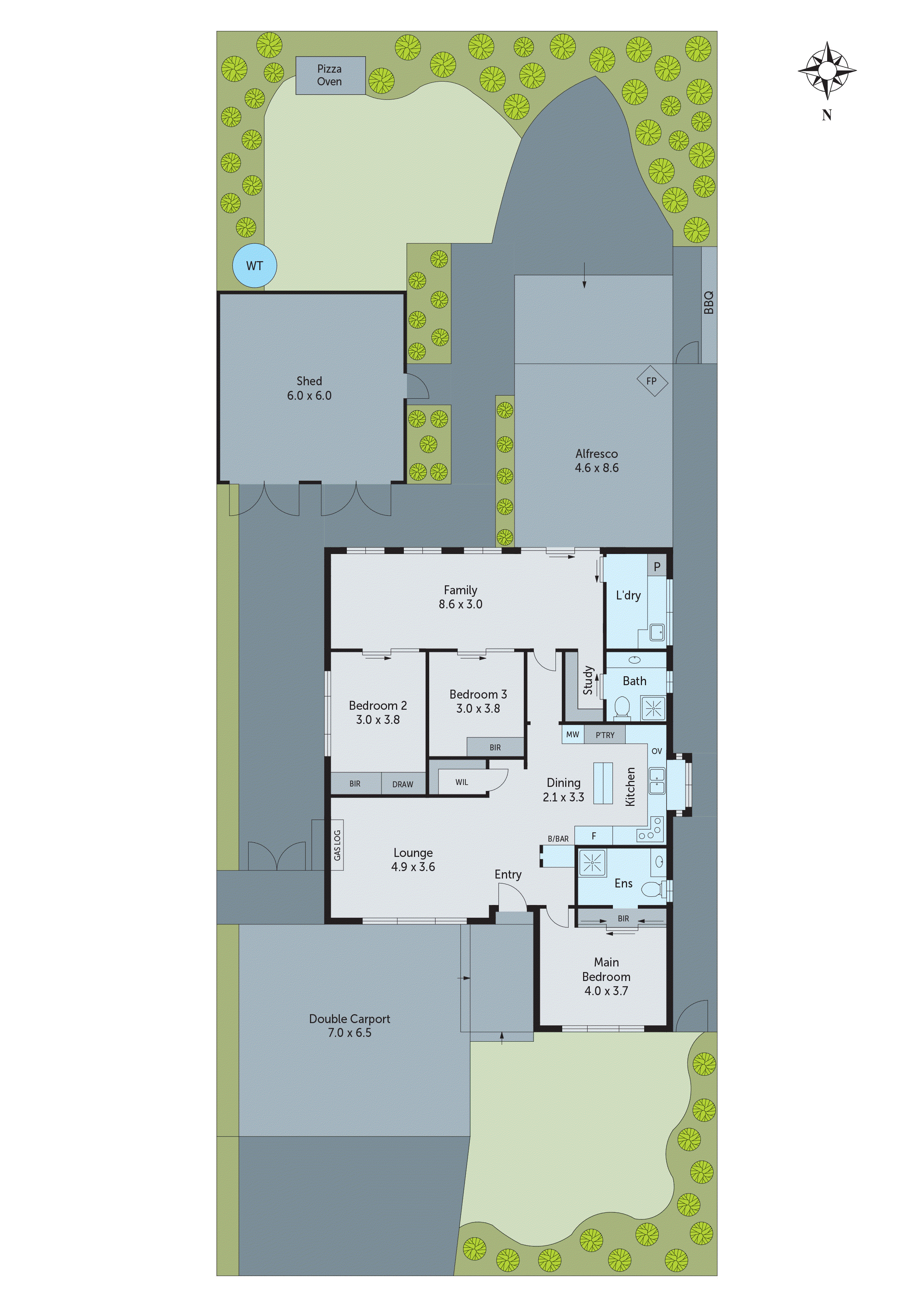 3 Castleton Road, Herne Hill VIC 3218 - Floorplan