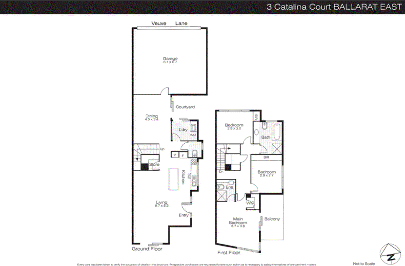 3 Catalina Court, Ballarat East VIC 3350 - Floorplan