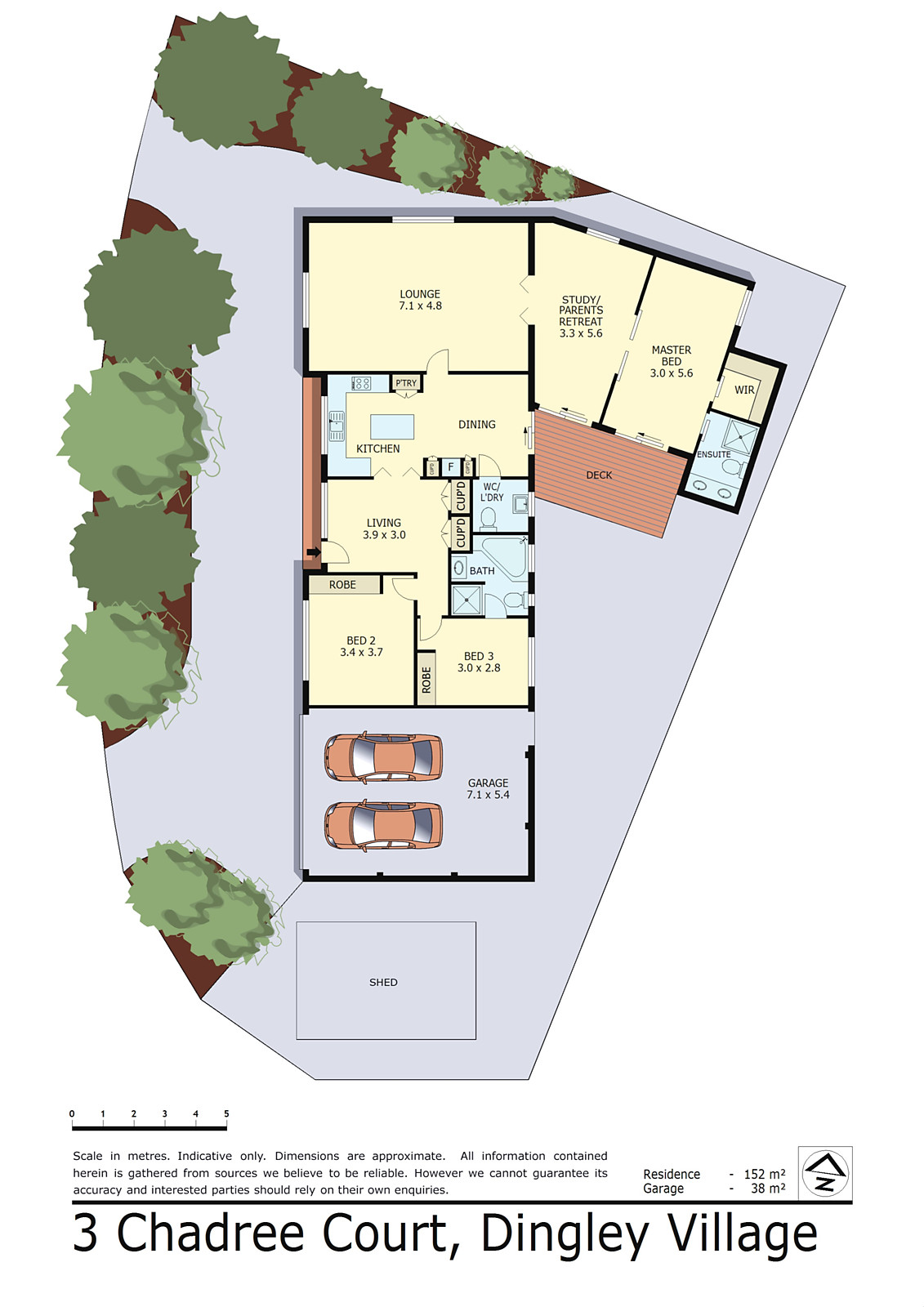 3 Chadree Court, Dingley Village VIC 3172 - Floorplan