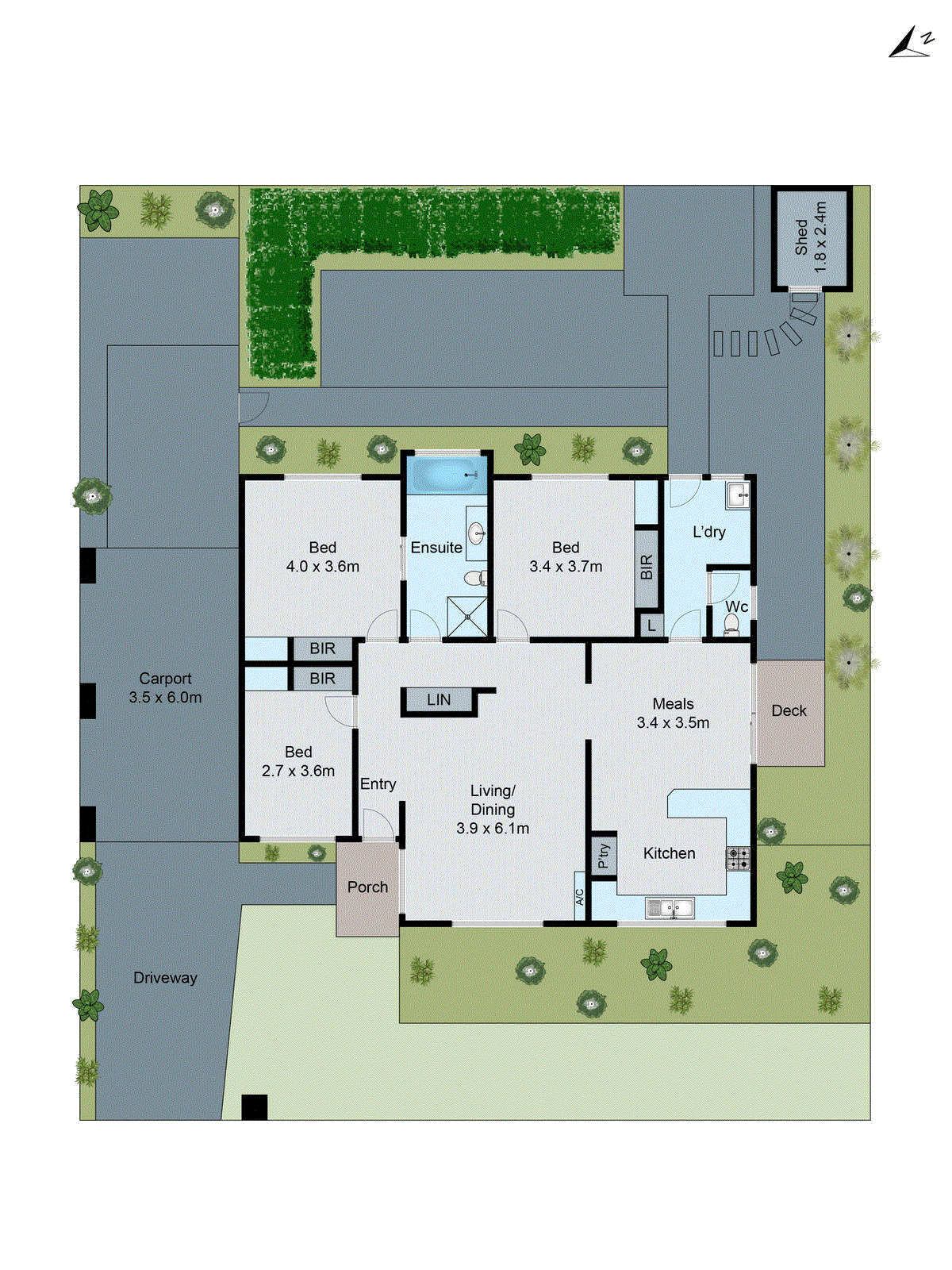3 Chenin Mews, Waurn Ponds VIC 3216 - Floorplan