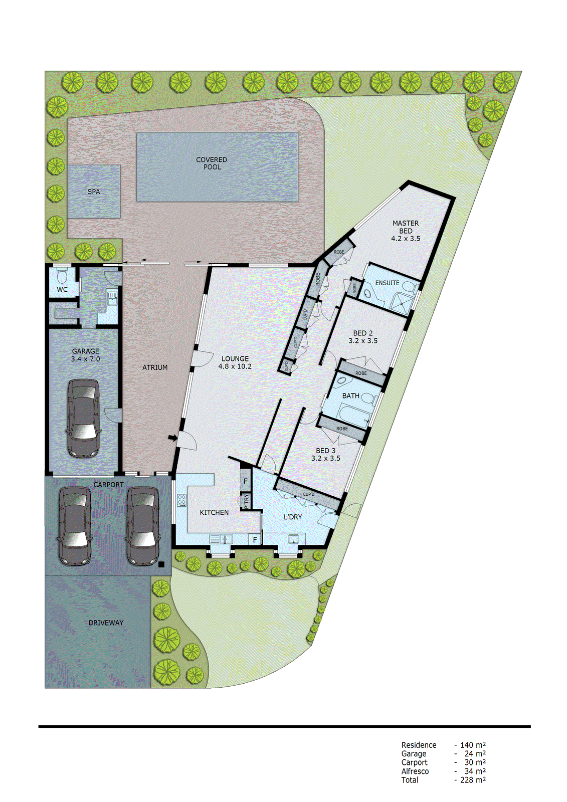 3 Chivers Court, Dingley Village VIC 3172 - Floorplan