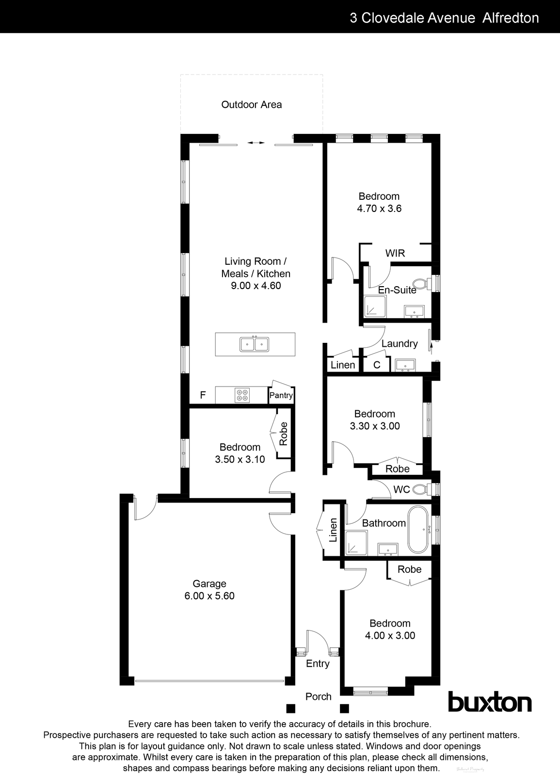 3 Clovedale Avenue, Alfredton VIC 3350 - Floorplan