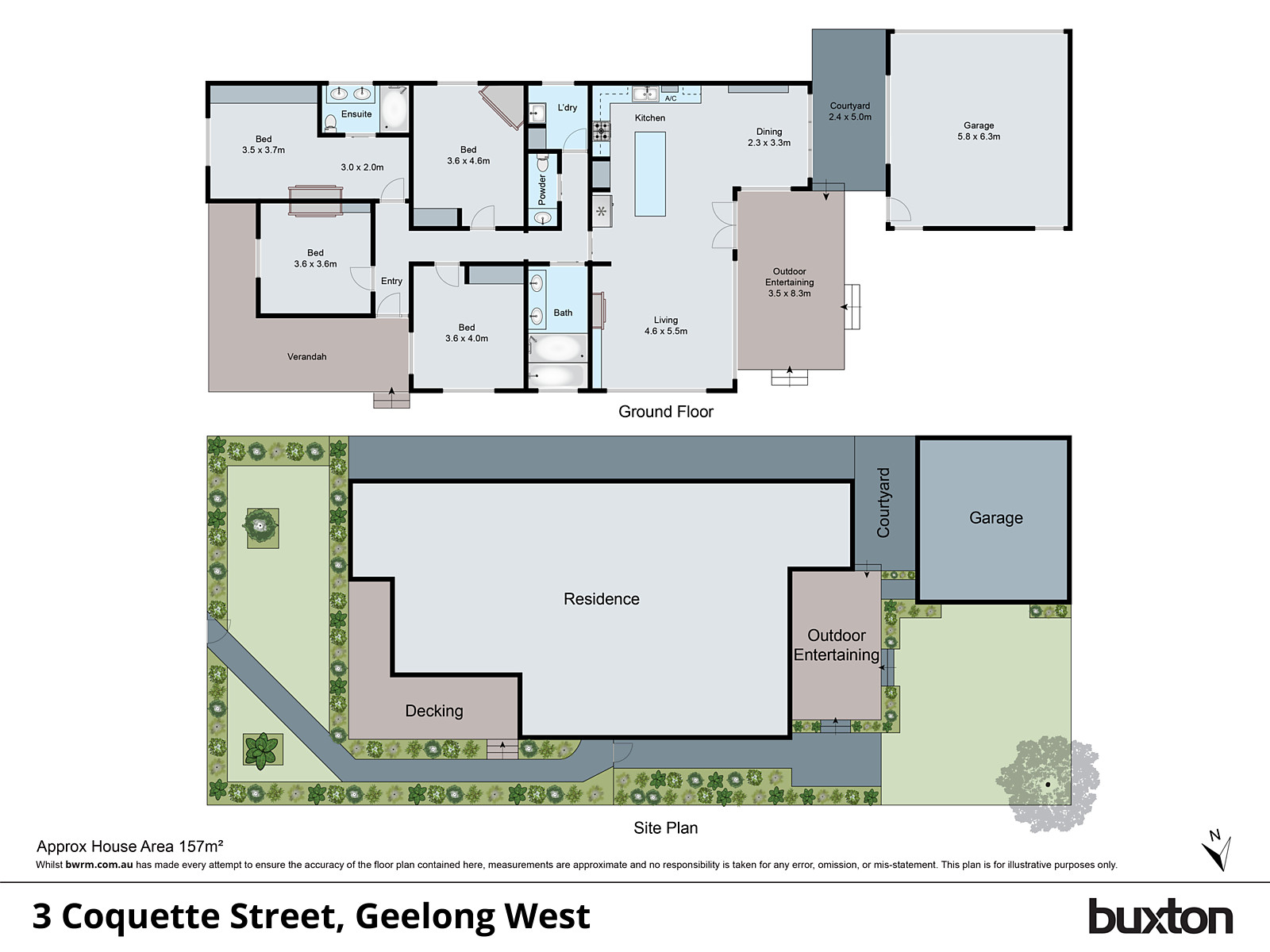 3 Coquette Street, Geelong West VIC 3218 - Floorplan