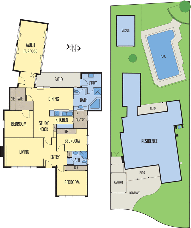 3 Crowfoot Court, Clarinda VIC 3169 - Floorplan