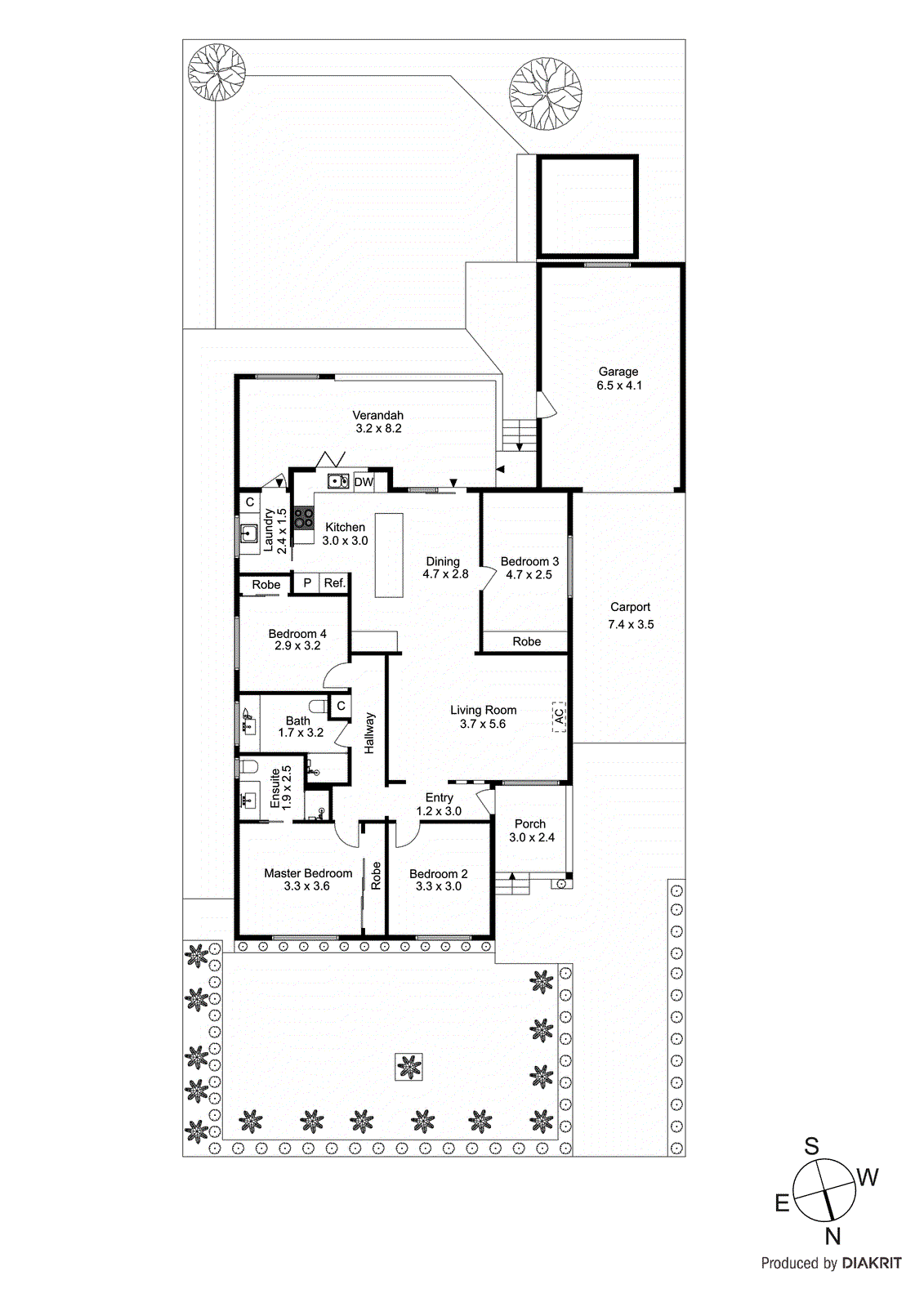 3 Dalbeattie Drive, Clarinda VIC 3169 - Floorplan