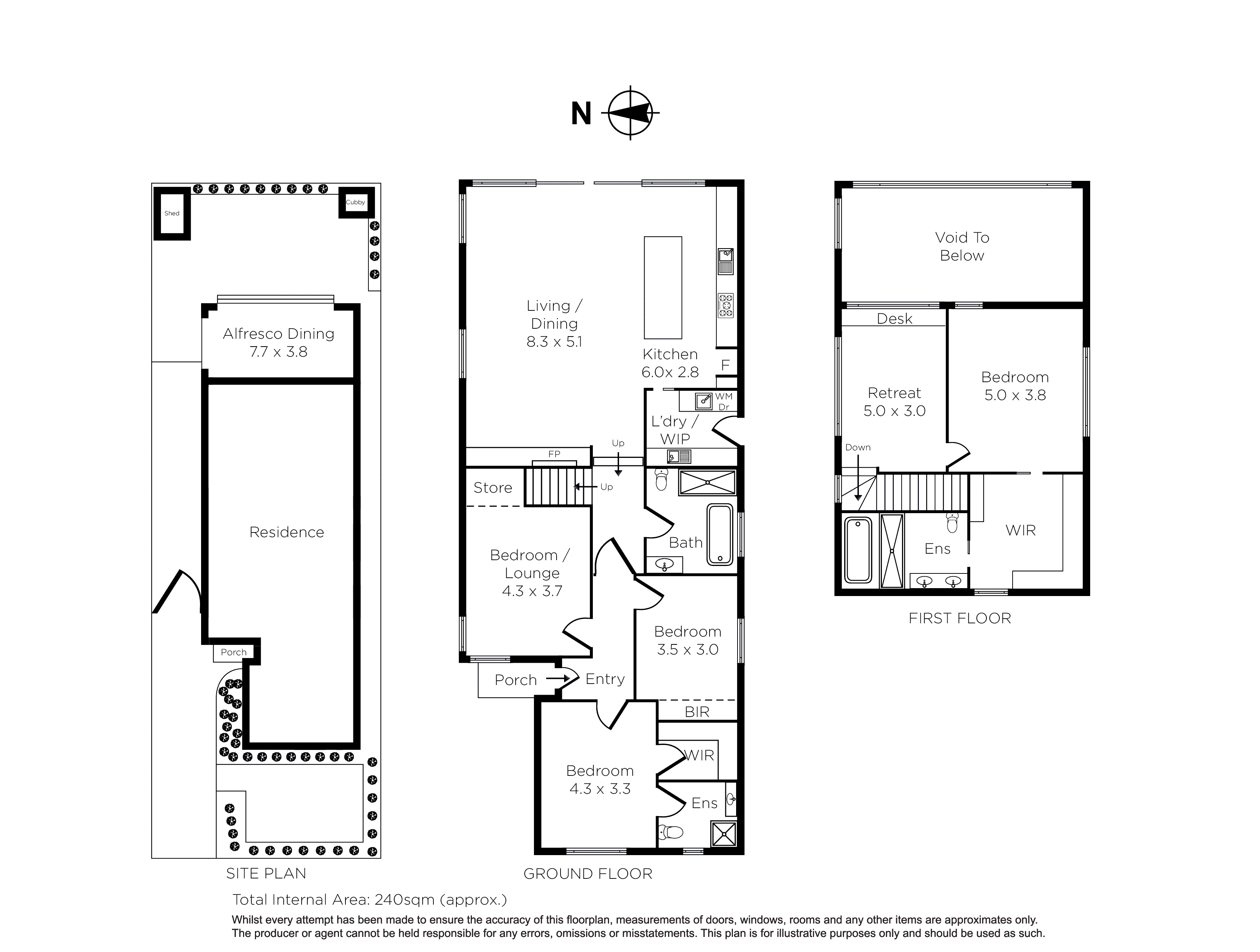 3 Deleware Street, Yarraville VIC 3013 - Floorplan