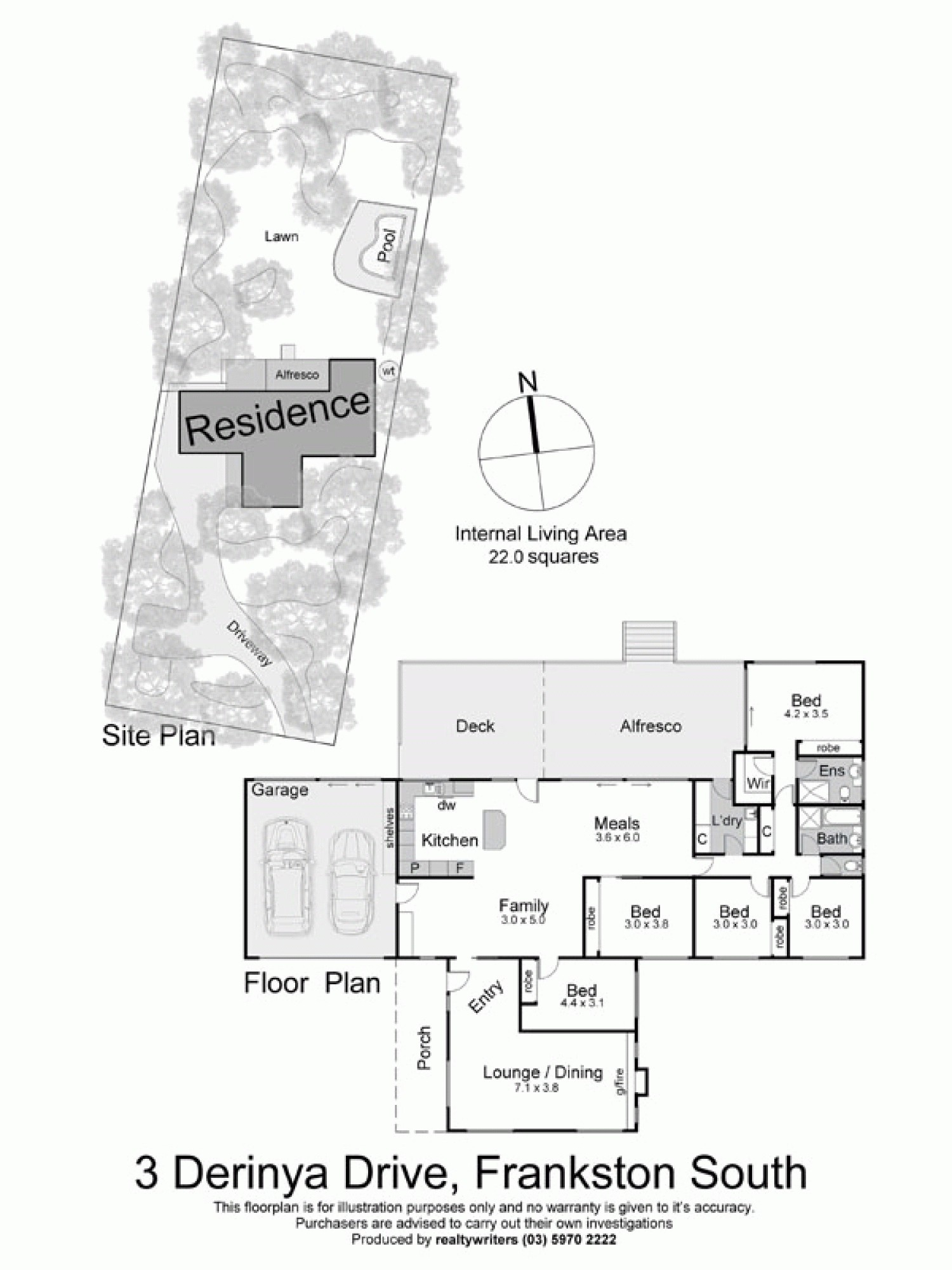 3 Derinya Drive, FRANKSTON SOUTH VIC 3199 - Floorplan