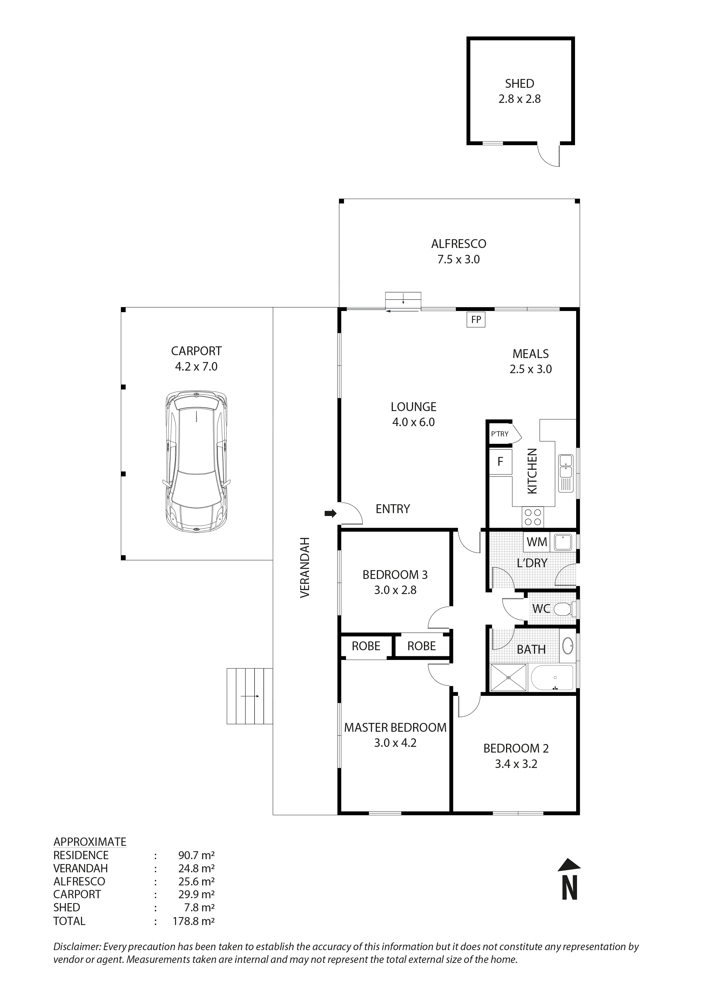 3 Donaldson Drive, Broadford VIC 3658 - Floorplan