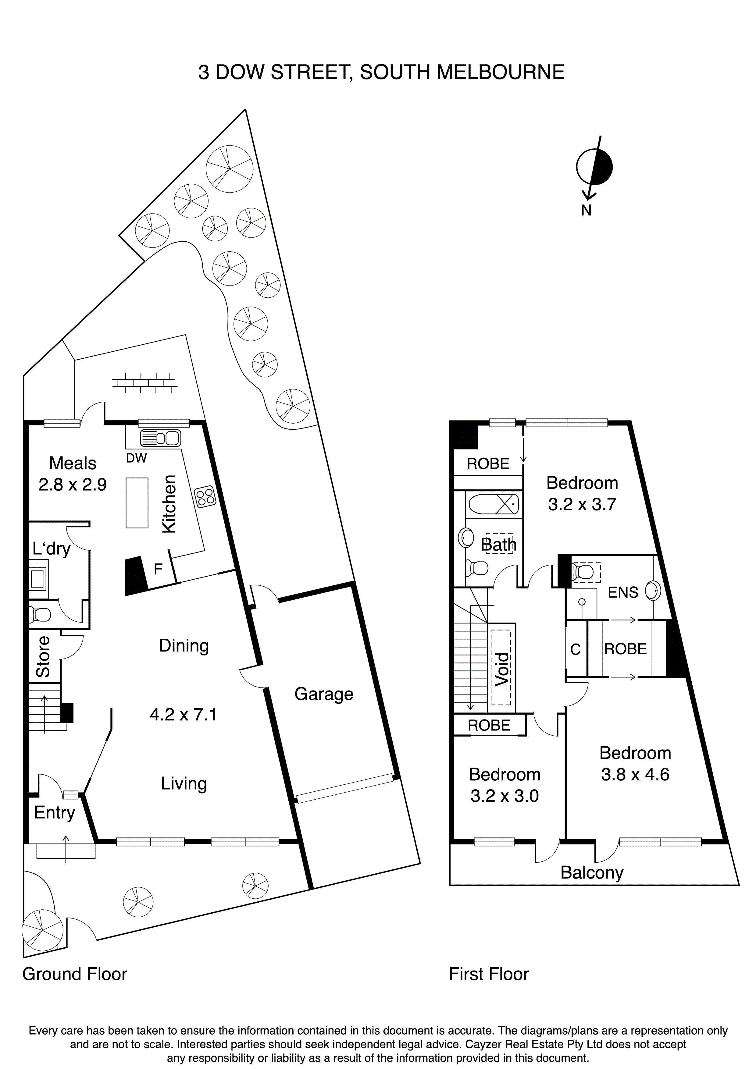 3 Dow Street, SOUTH MELBOURNE VIC 3205 - Floorplan