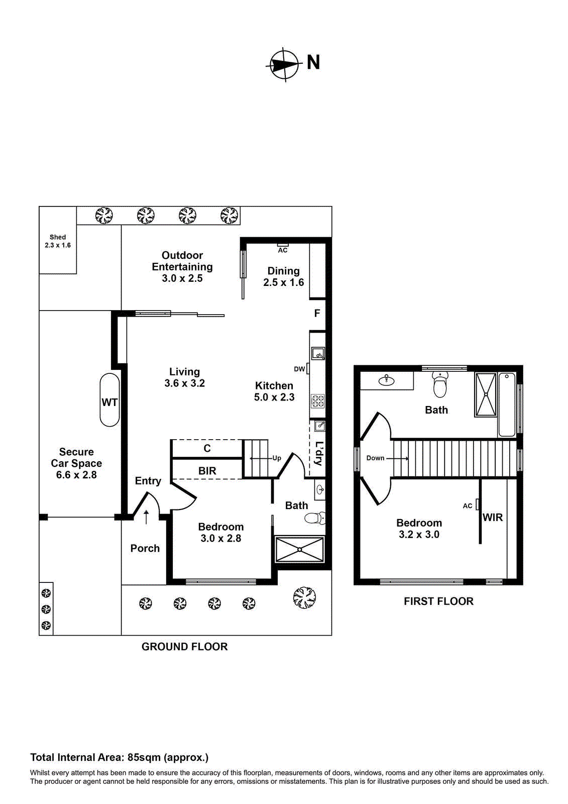 3 Duckworth Lane, Yarraville VIC 3013 - Floorplan