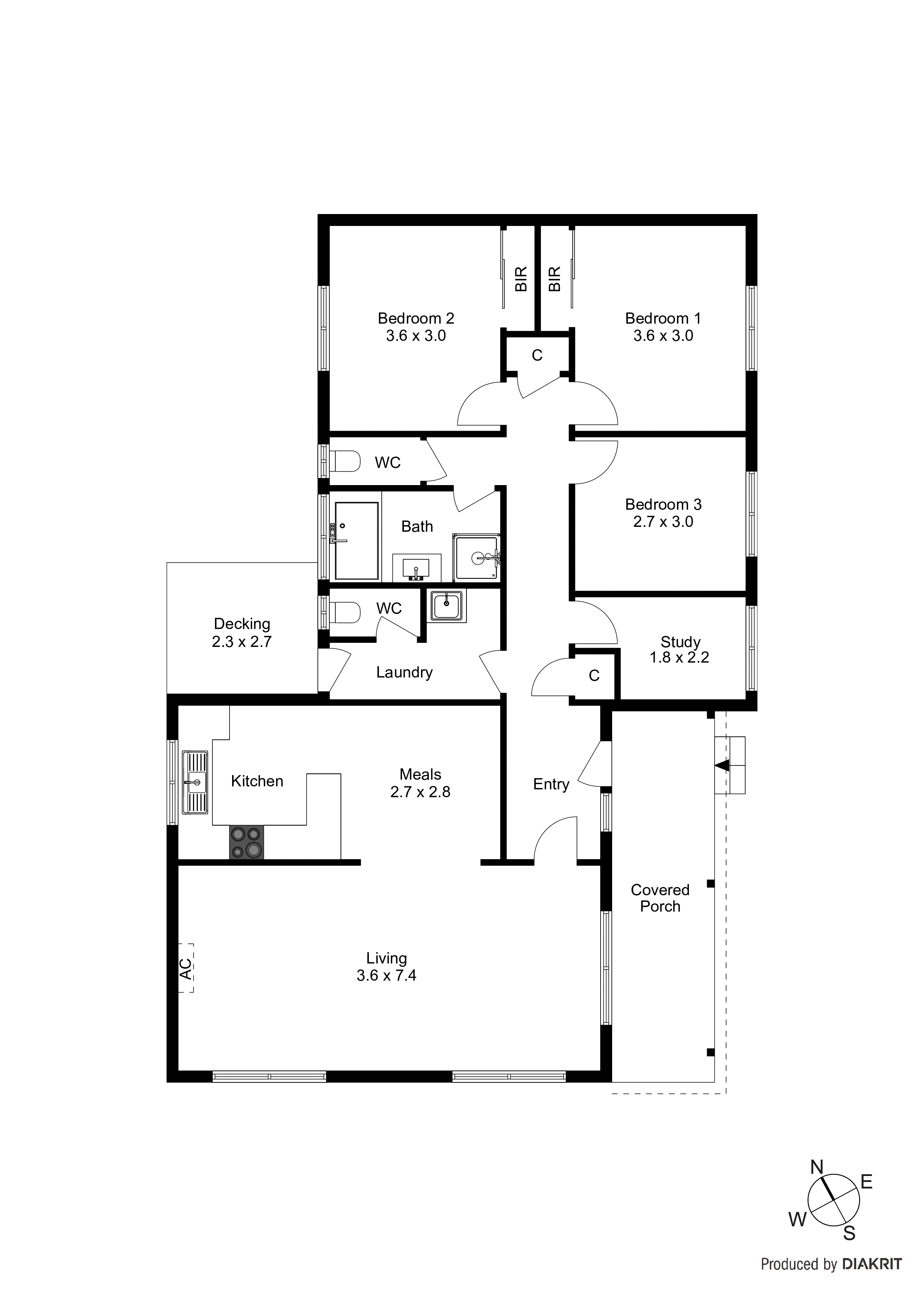 3 East Road, Seaford VIC 3198 - Floorplan