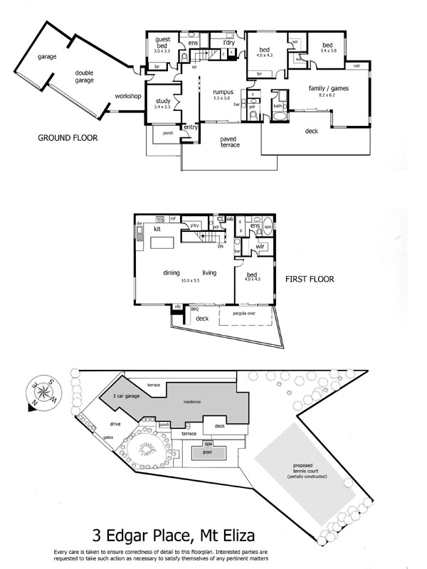 3 Edgar Place, MOUNT ELIZA VIC 3930 - Floorplan