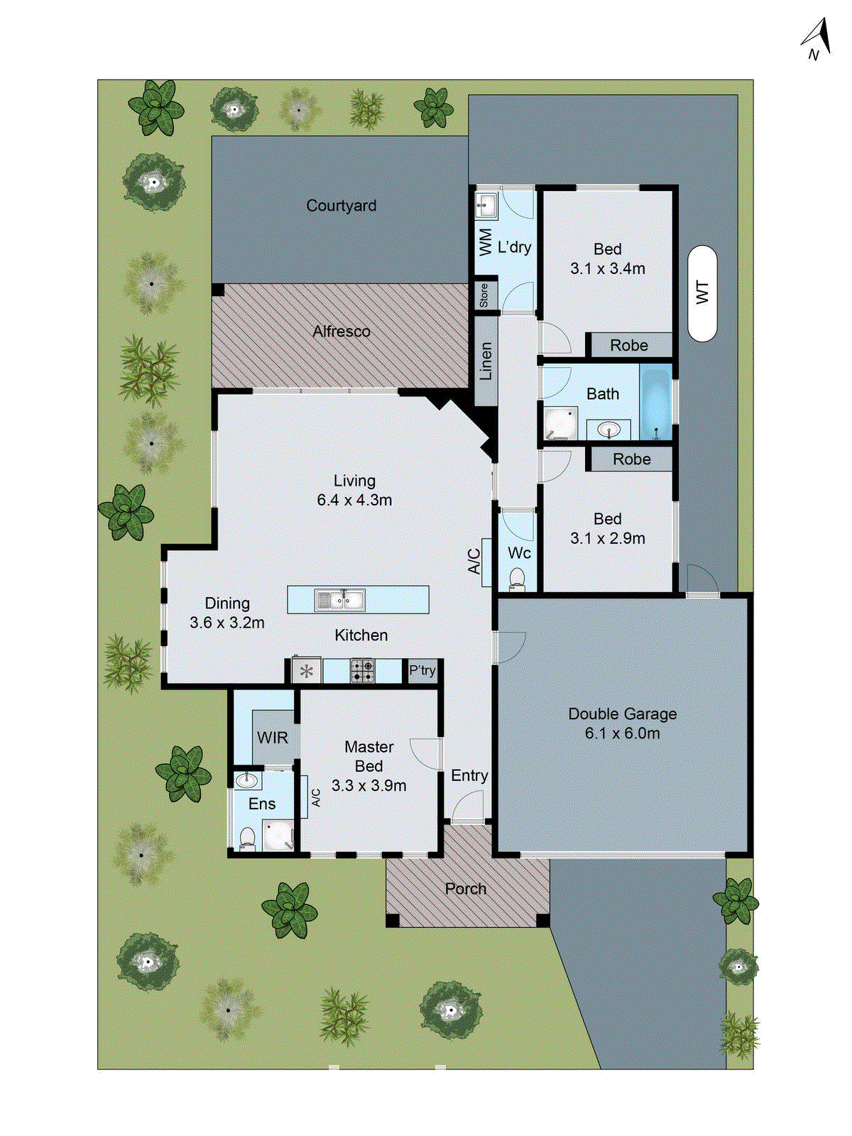 3 Ettric Way, Highton VIC 3216 - Floorplan