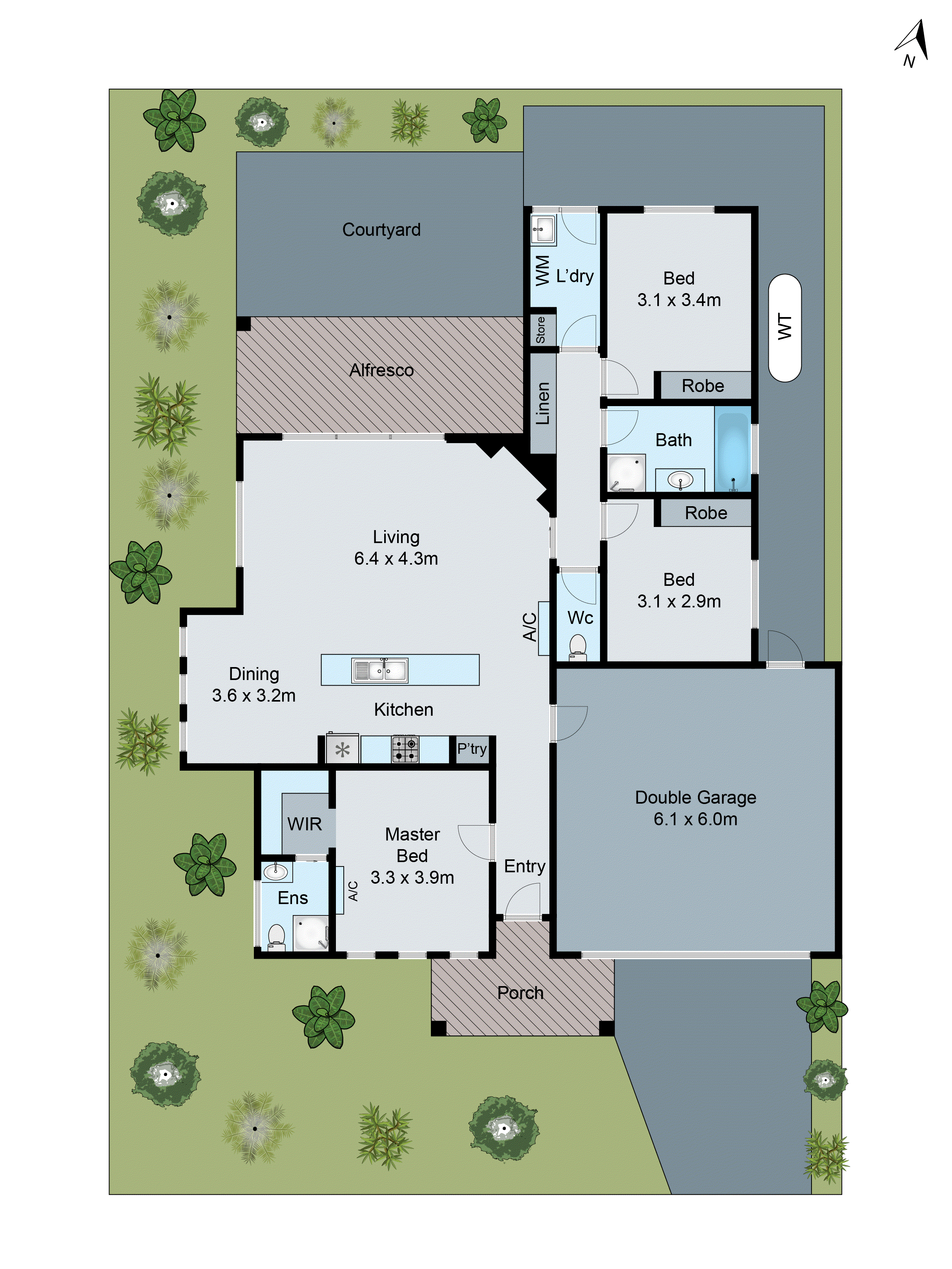 3 Ettric Way, Highton VIC 3216 - Floorplan
