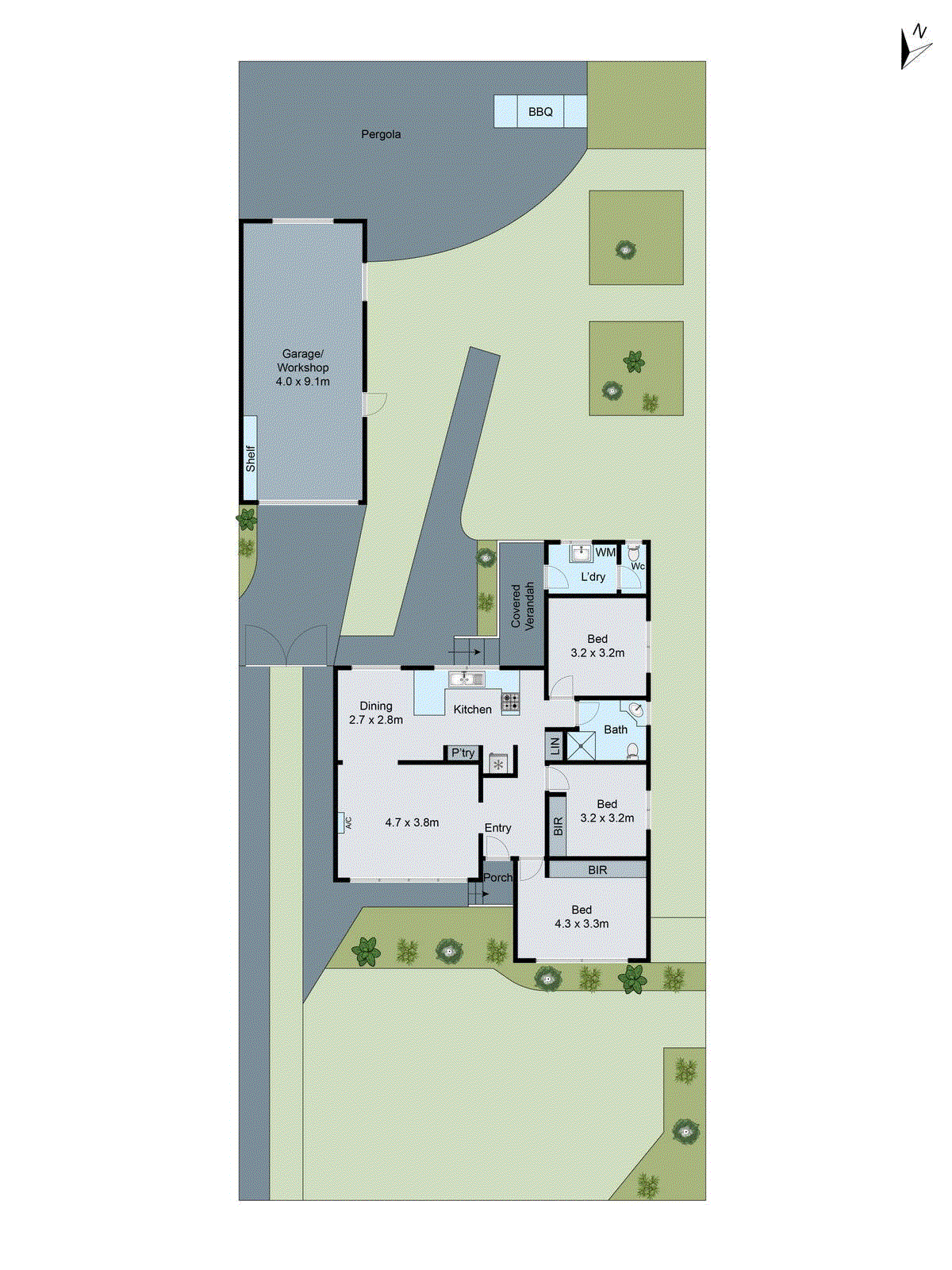 3 Fidge Crescent, Breakwater VIC 3219 - Floorplan