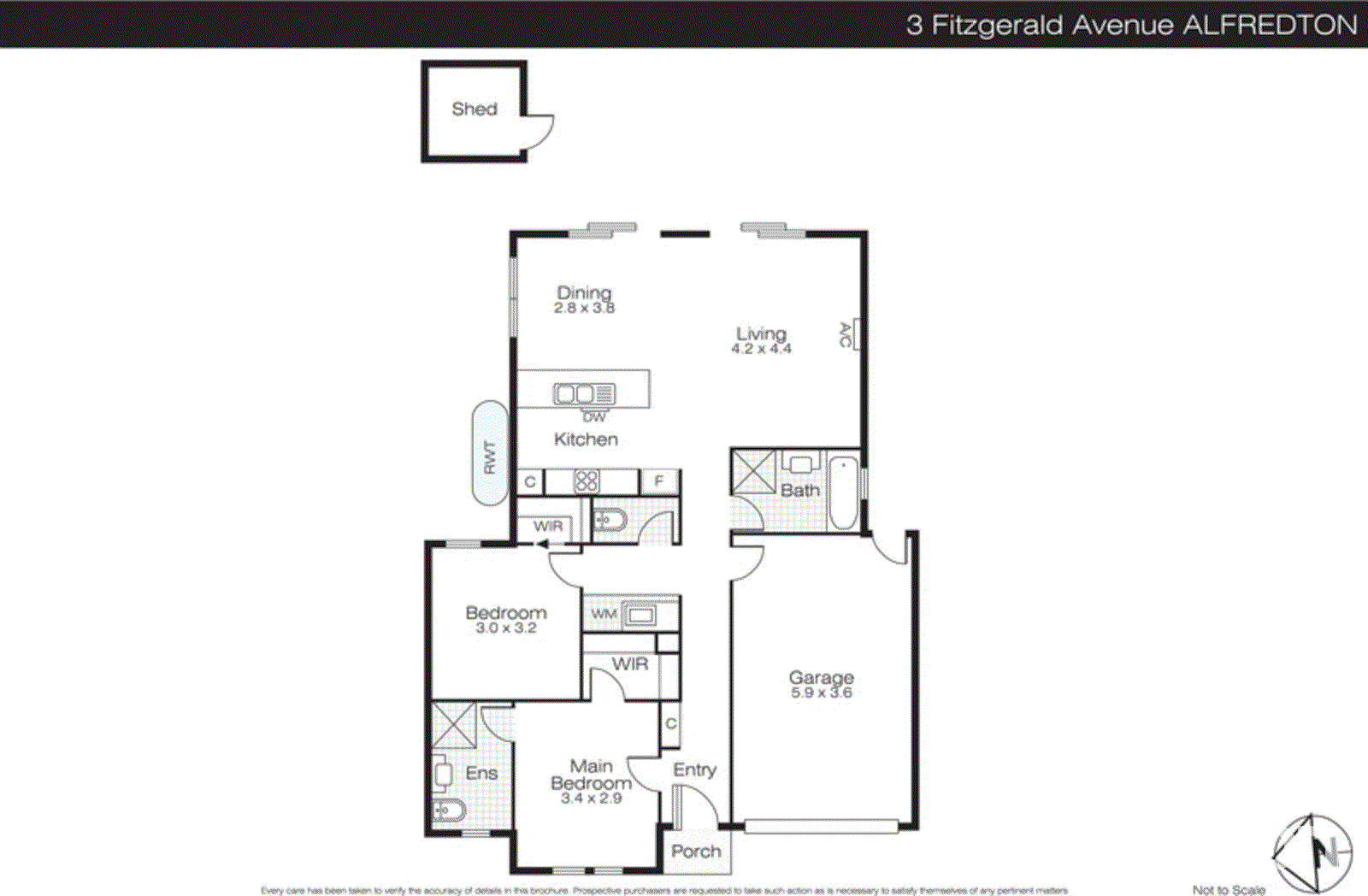 3 Fitzgerald Avenue, Alfredton VIC 3350 - Floorplan