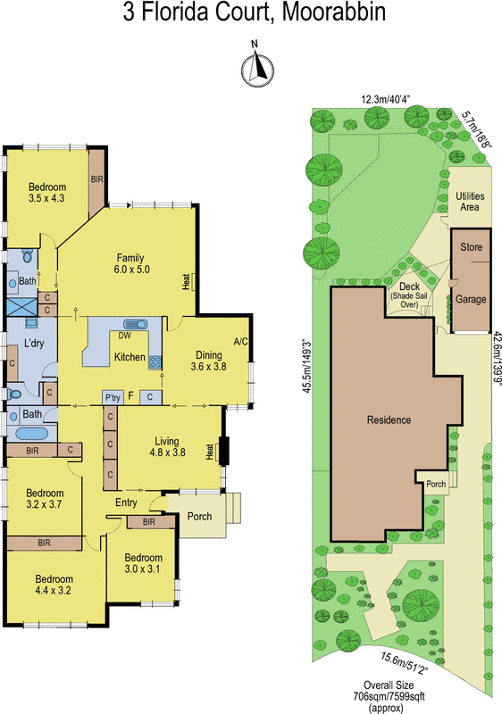 3 Florida Court, Moorabbin VIC 3189 - Floorplan