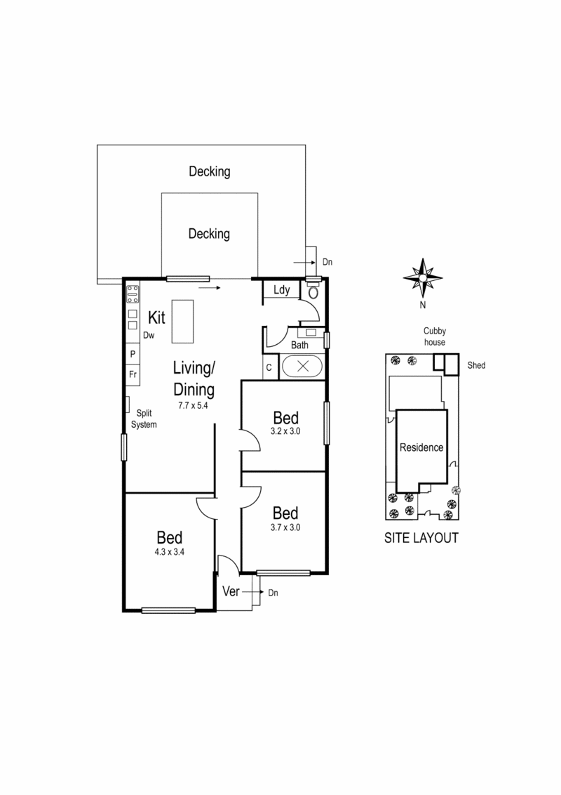 3 Forrest Street, YARRAVILLE VIC 3013 - Floorplan