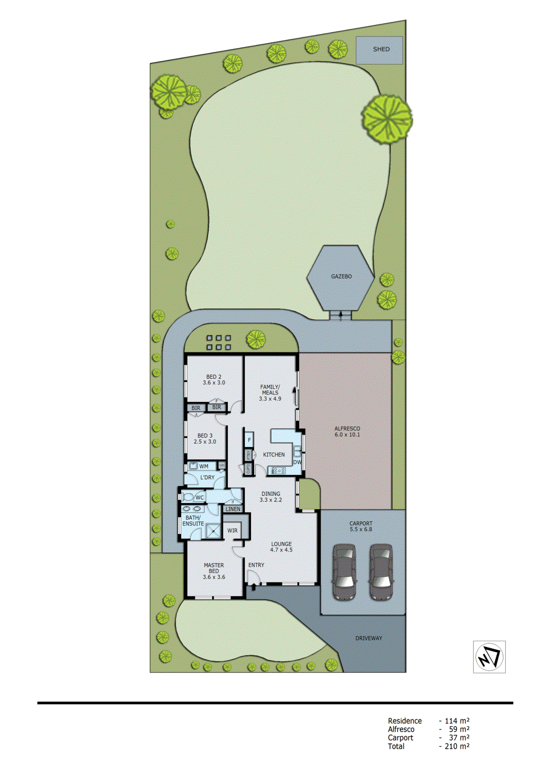 3 Hailes Court, Carrum Downs VIC 3201 - Floorplan