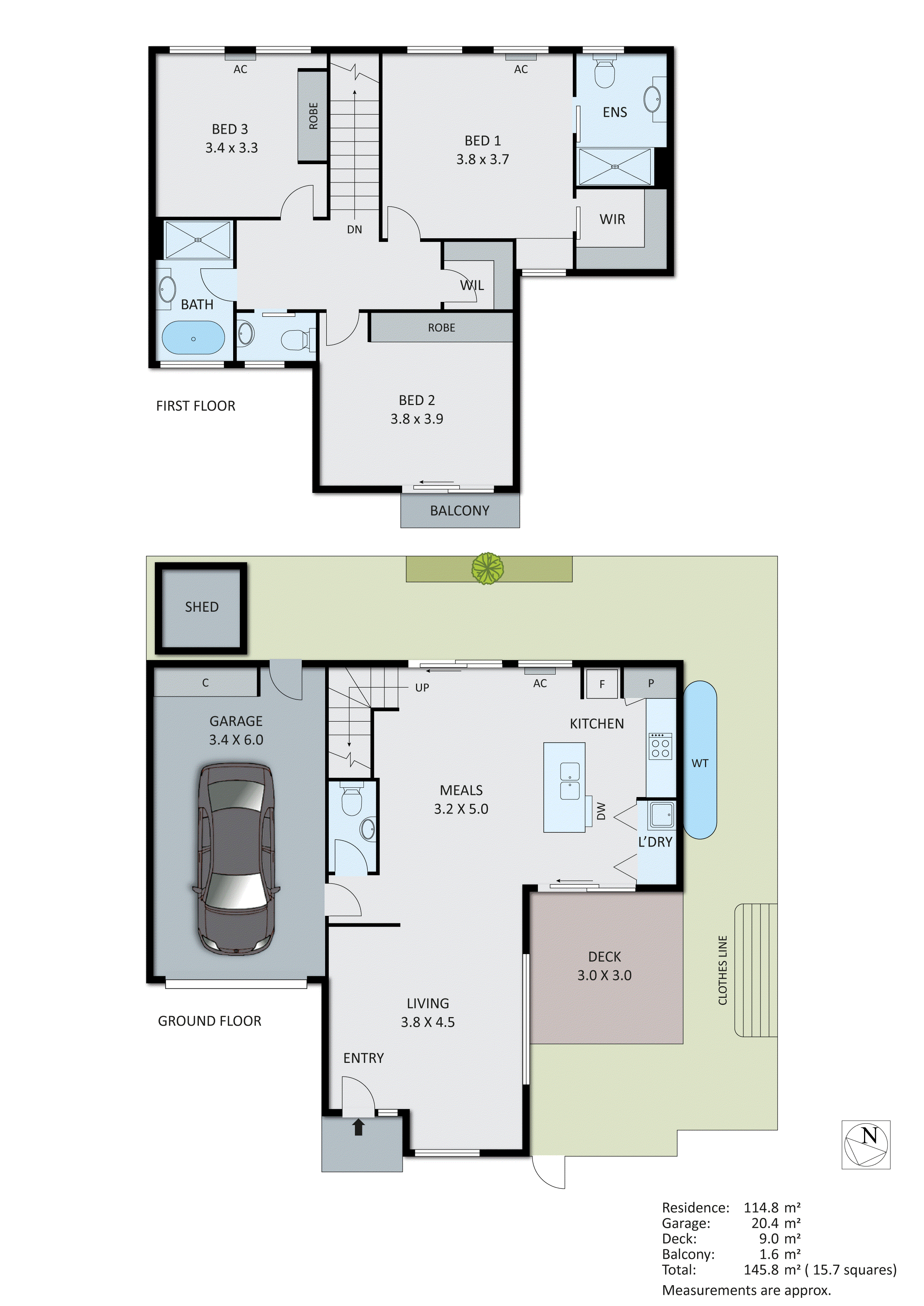3 Hakea Place, Keysborough VIC 3173 - Floorplan