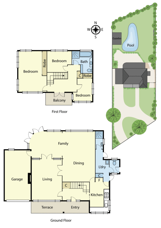 3 Harfleur Avenue, Beaumaris VIC 3193 - Floorplan