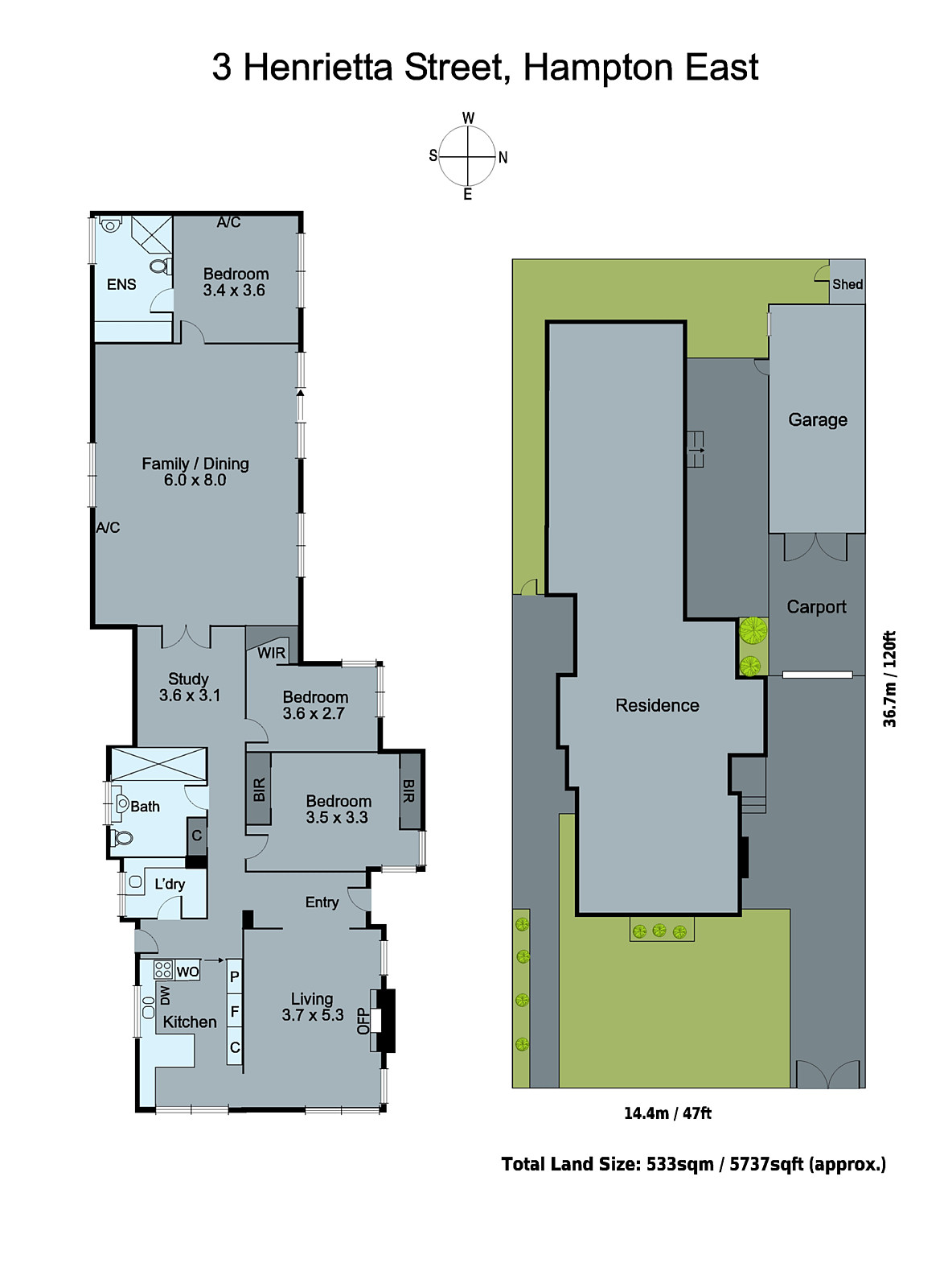 3 Henrietta Street, Hampton East VIC 3188 - Floorplan
