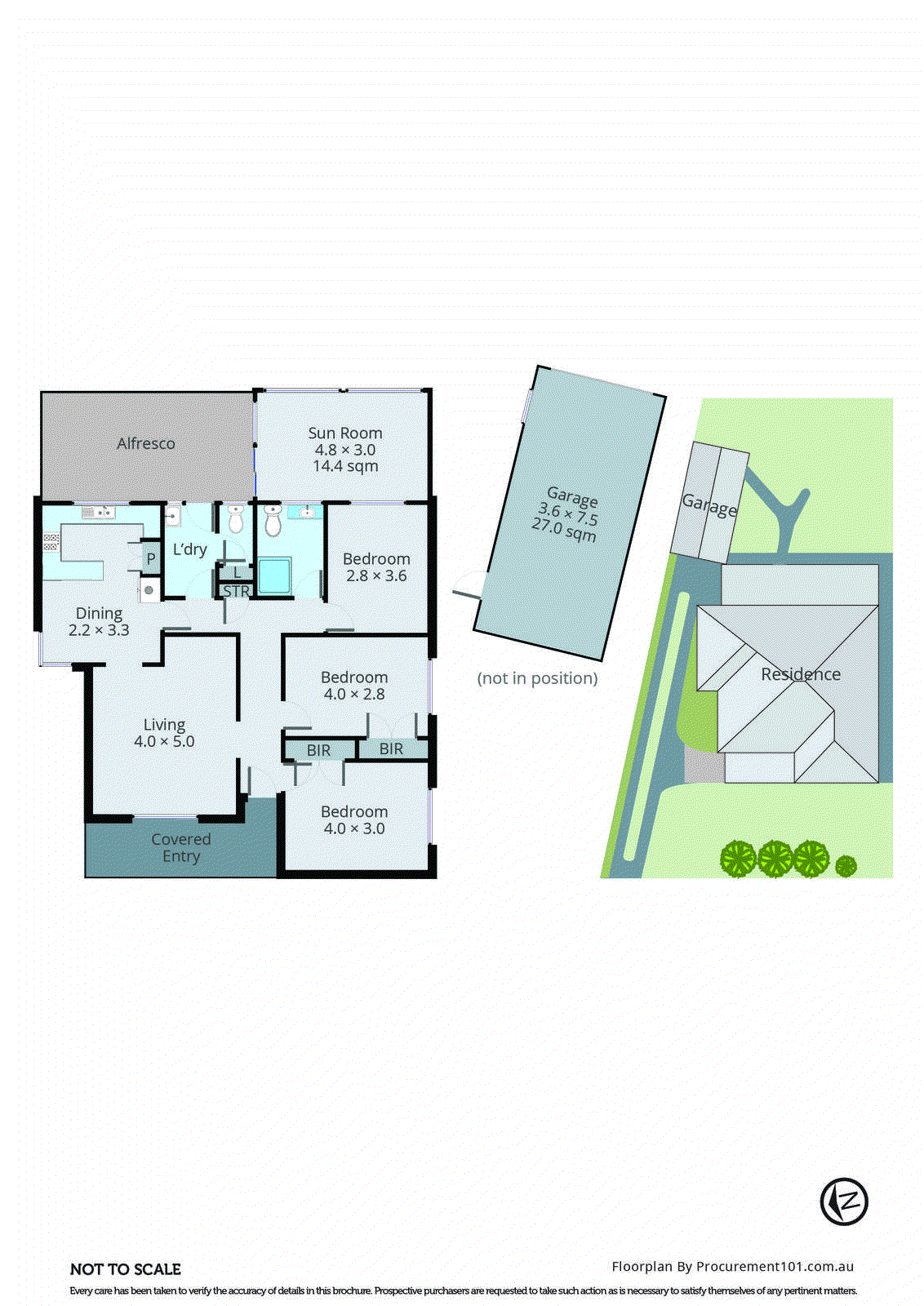 3 Hilary Court, Noble Park VIC 3174 - Floorplan