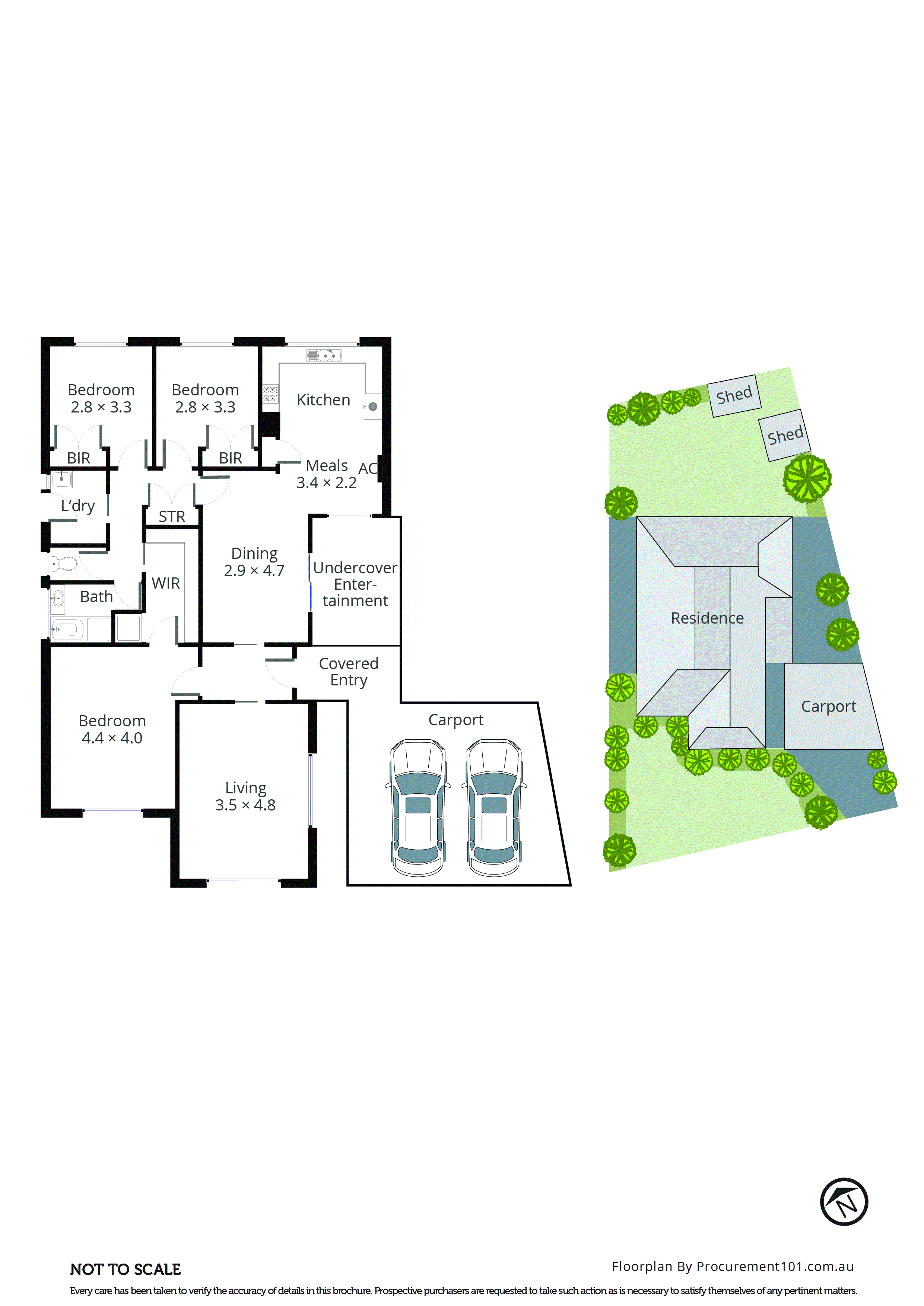 3 Hovea Court, Springvale South VIC 3172 - Floorplan