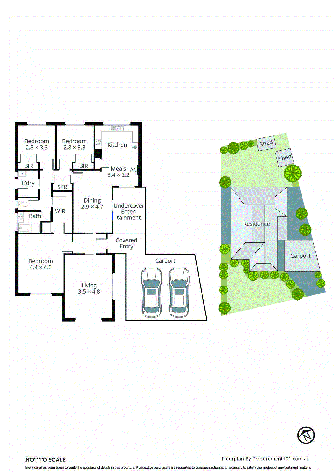 3 Hovea Court, Springvale South VIC 3172 - Floorplan