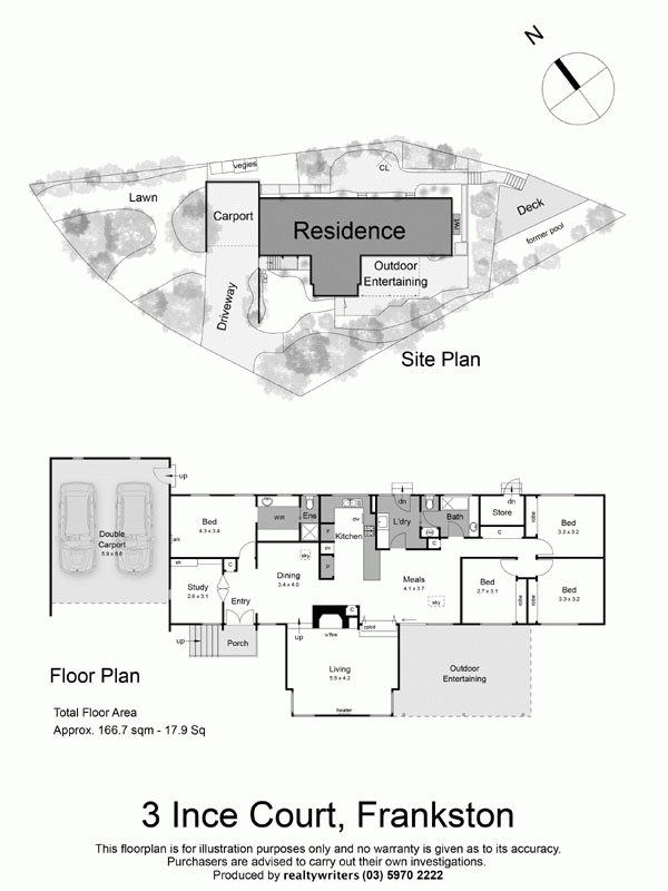 3 Ince Court, FRANKSTON VIC 3199 - Floorplan