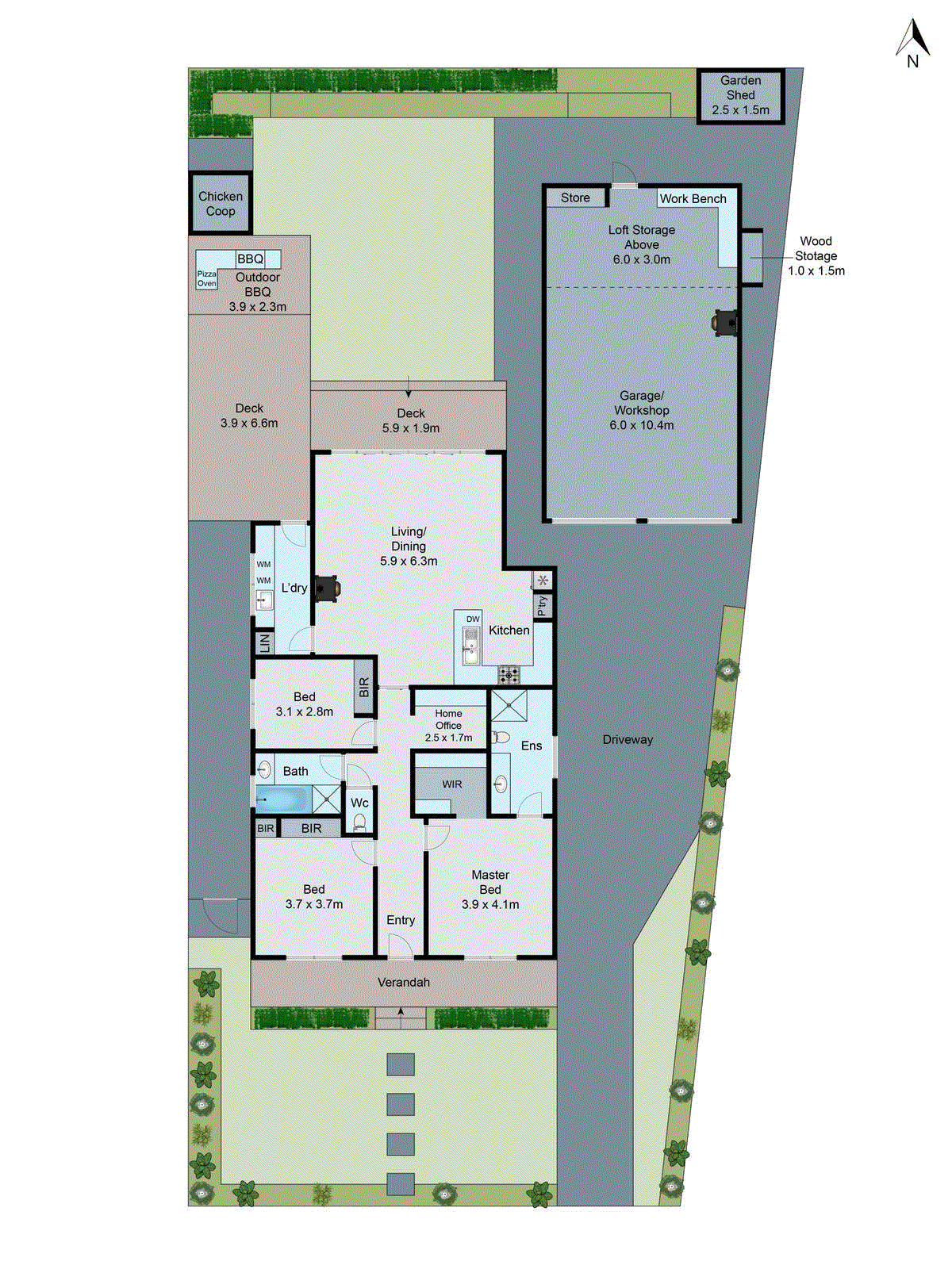 3 Joyce Parade, Herne Hill VIC 3218 - Floorplan