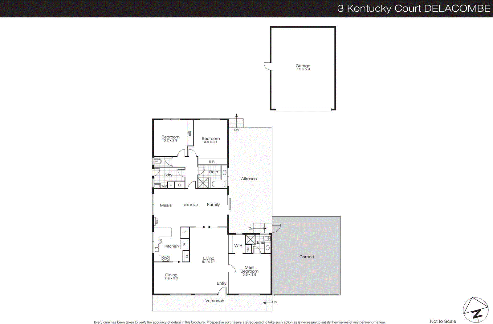 3 Kentucky Court, Delacombe VIC 3356 - Floorplan