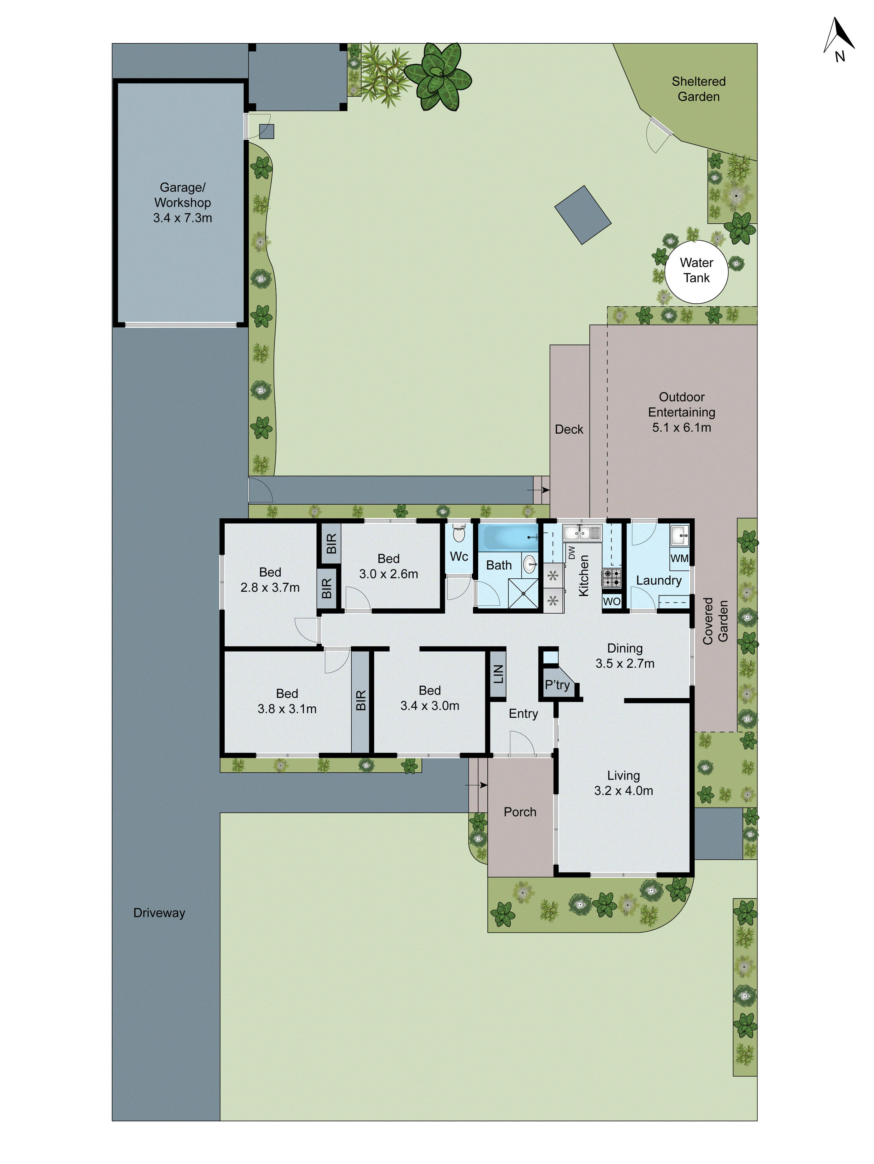 3 Konrads Crescent, Highton VIC 3216 - Floorplan