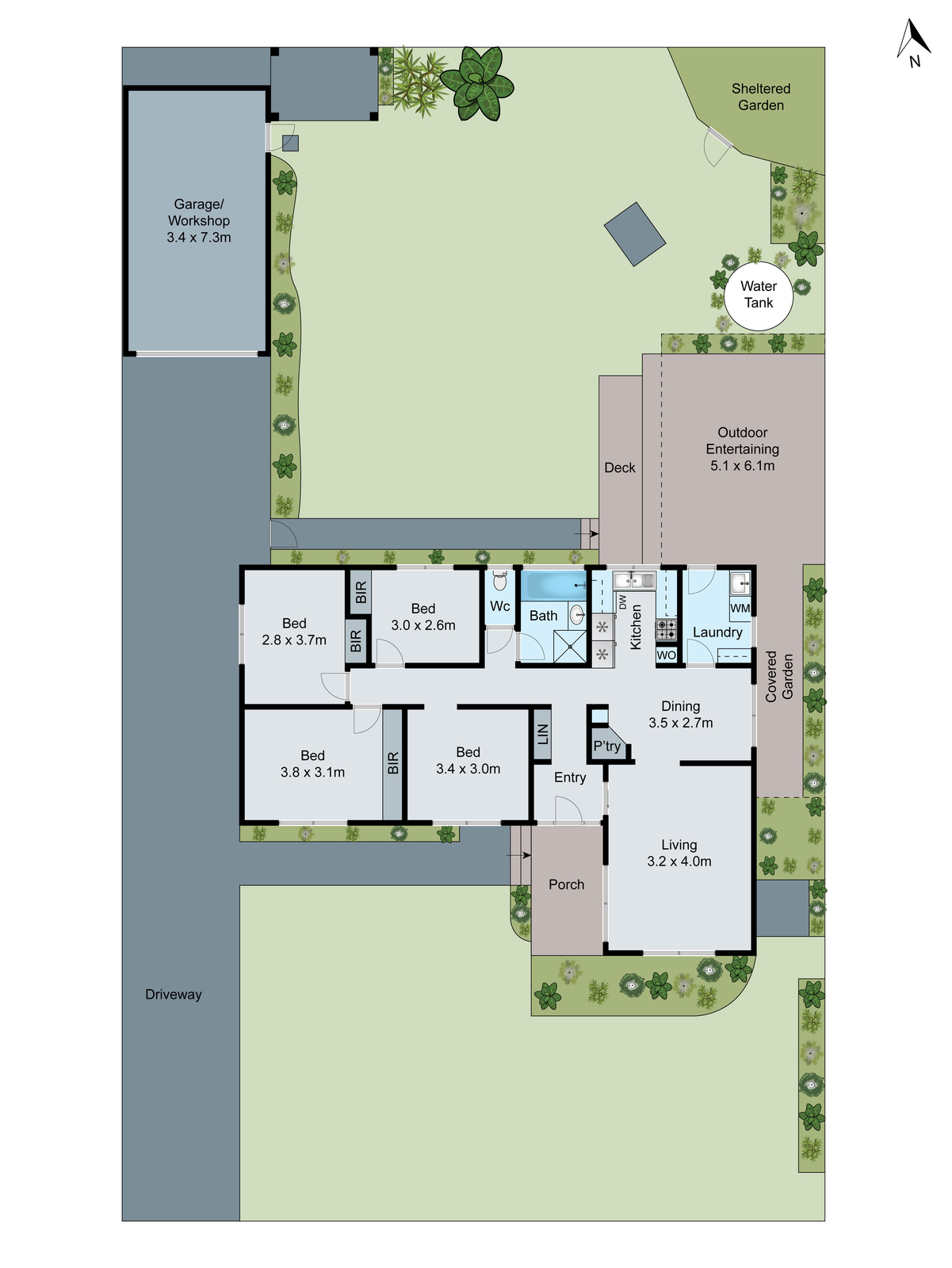 3 Konrads Crescent, HIGHTON VIC 3216 - Floorplan