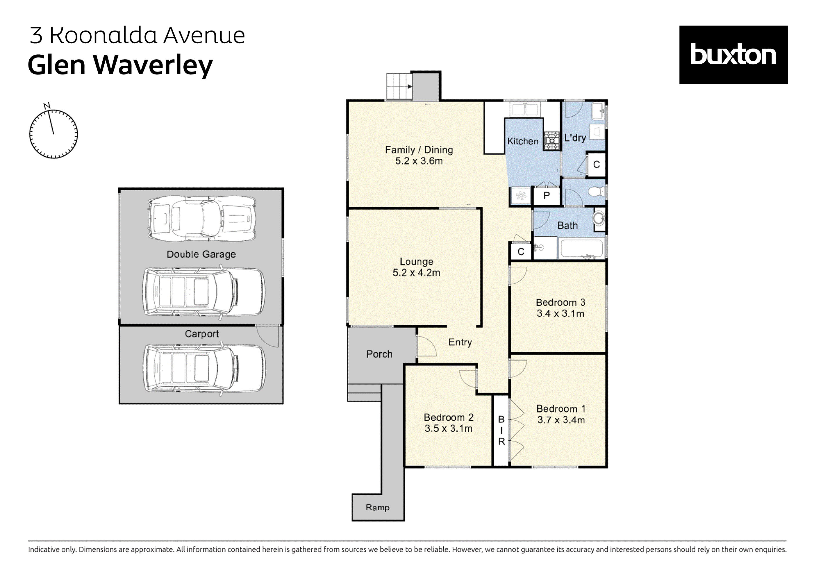 3 Koonalda Avenue, Glen Waverley VIC 3150 - Floorplan