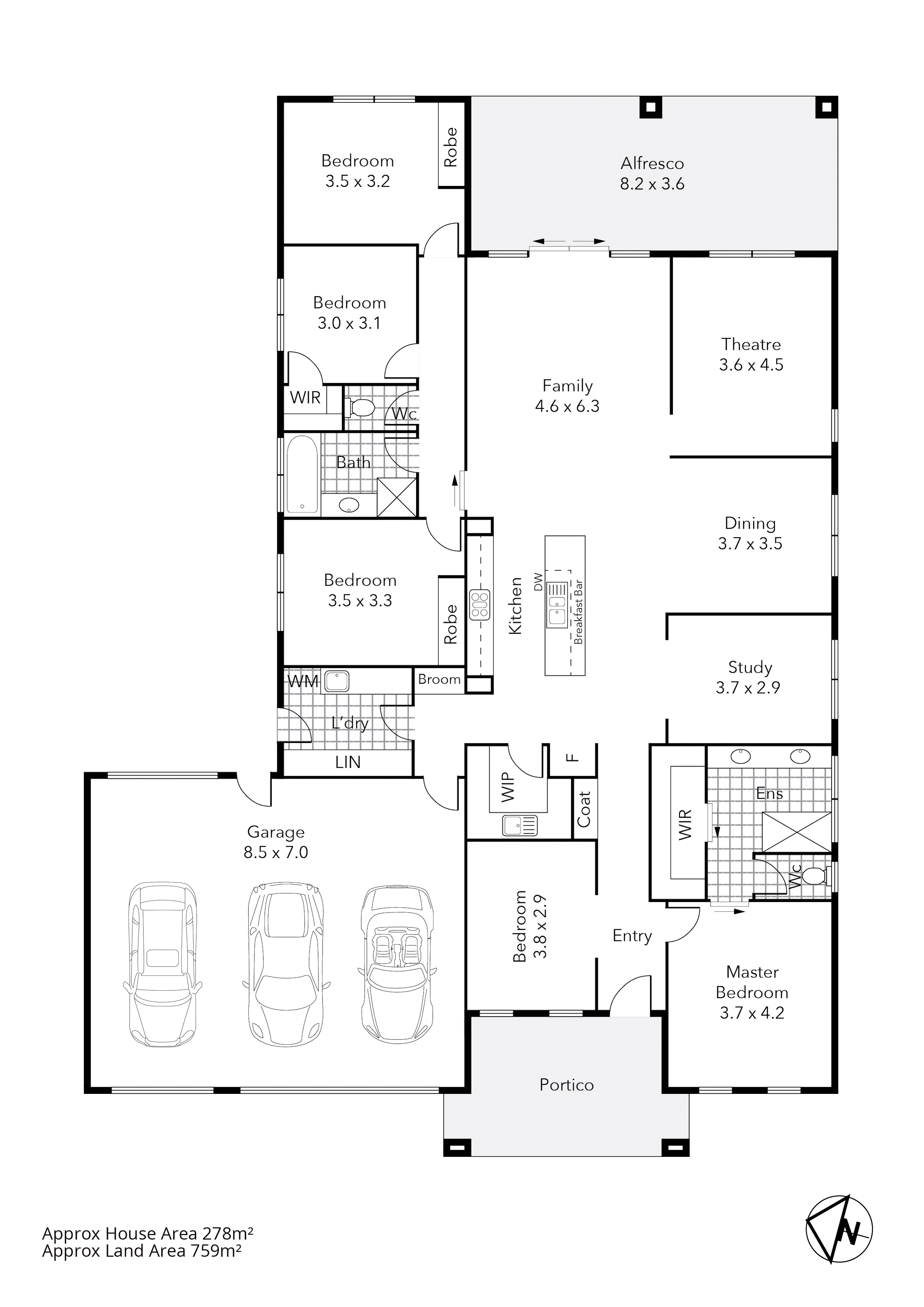 3 Lavery Avenue, Mount Clear VIC 3350 - Floorplan