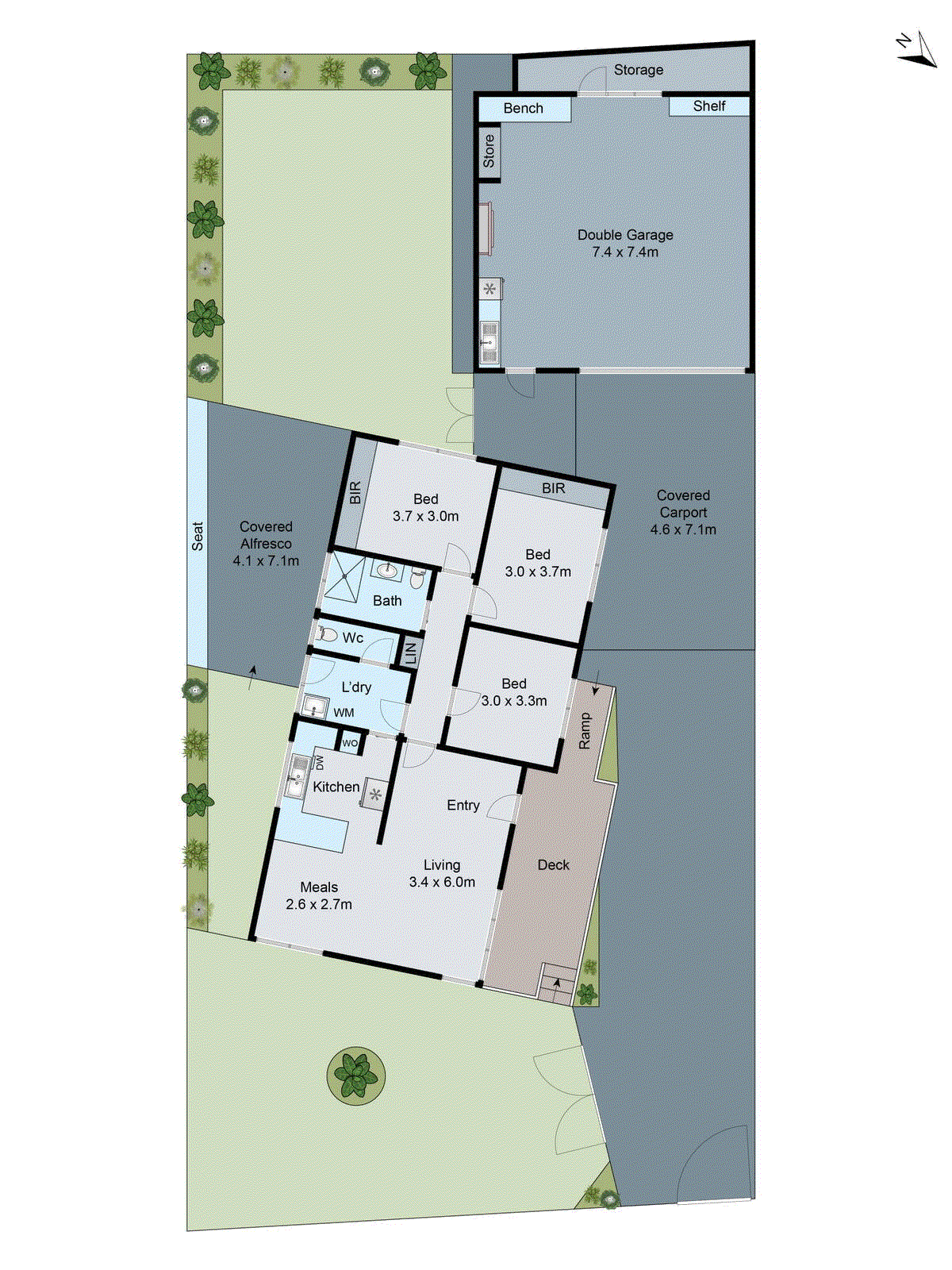 3 Lean Avenue, Herne Hill VIC 3218 - Floorplan